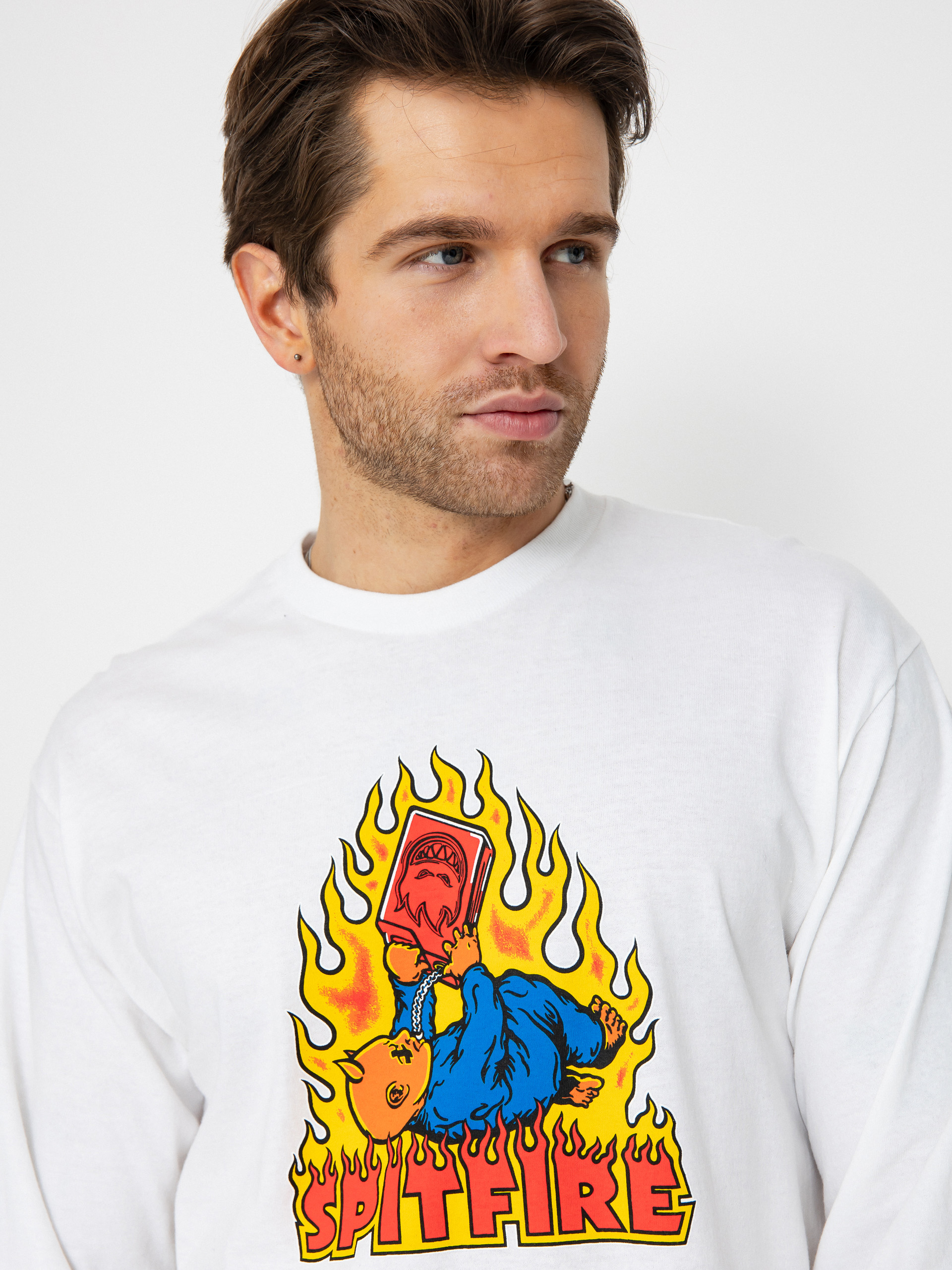 Блуза Spitfire Demonseed (white/multi color print)