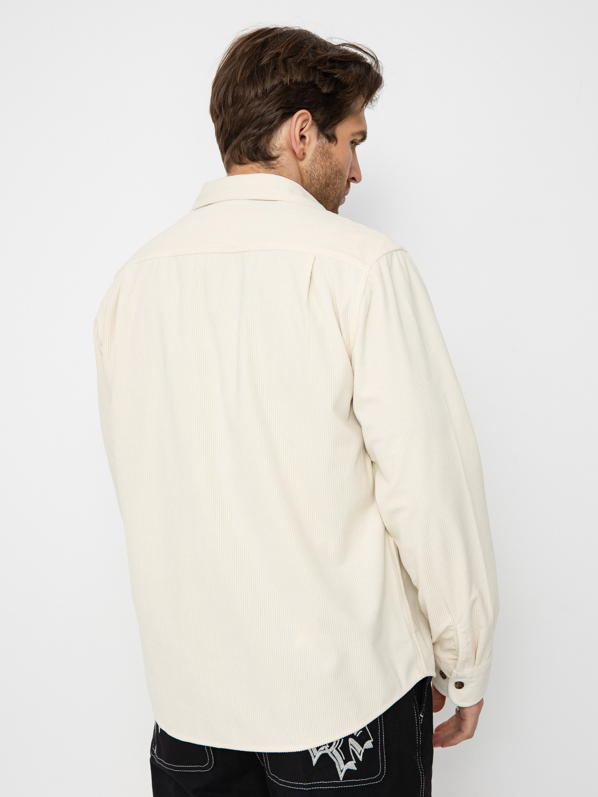Риза Brixton The Field Corduroy Overshirt (whitecap)