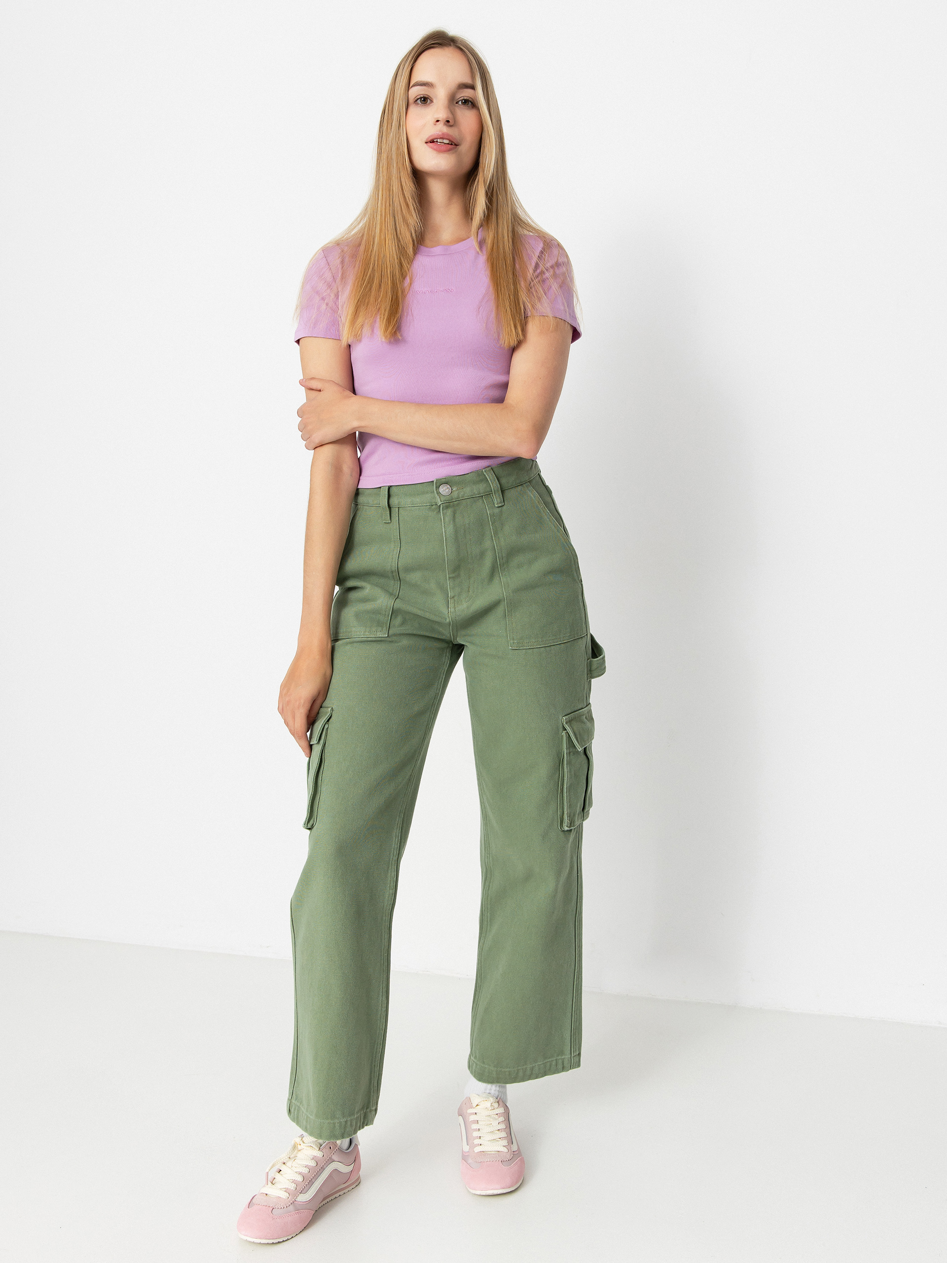 Тениска Volcom Volcomstone Crop Wmn (iris purple)