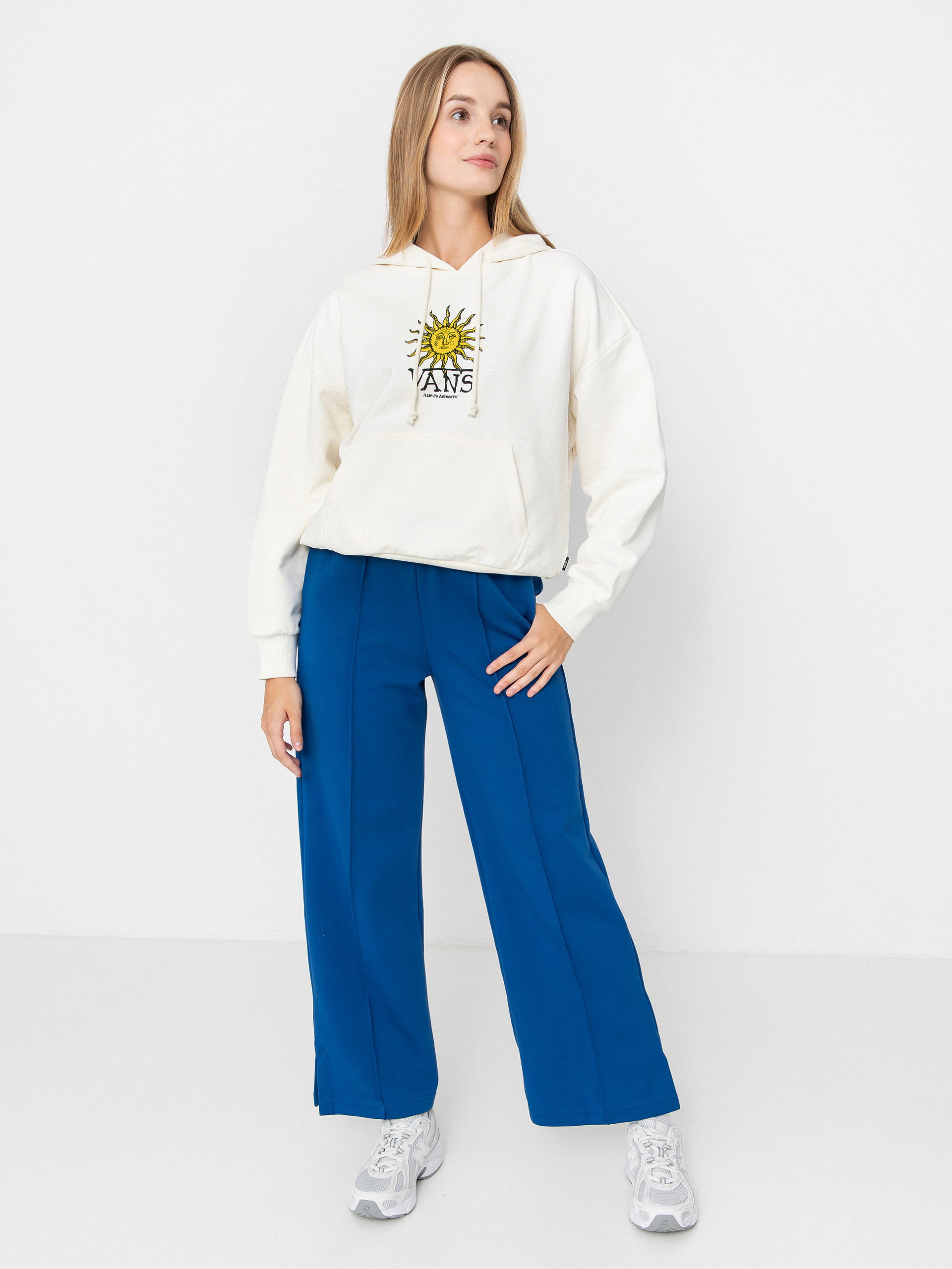 Суитшърт с качулка Vans Cosmic Ray Retro Fit HD Wmn (marshmallow)