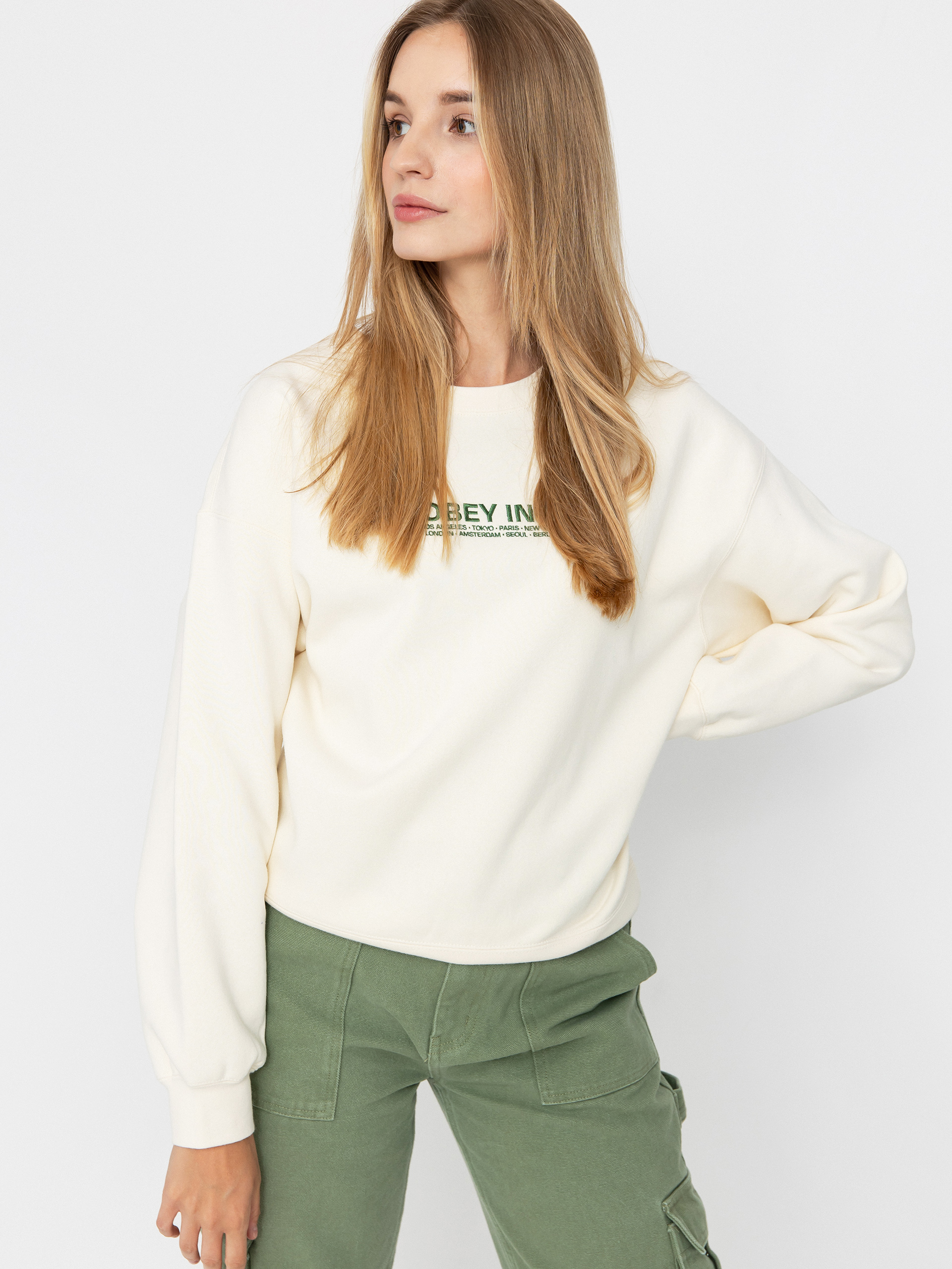 Суитшърт OBEY Int Crew