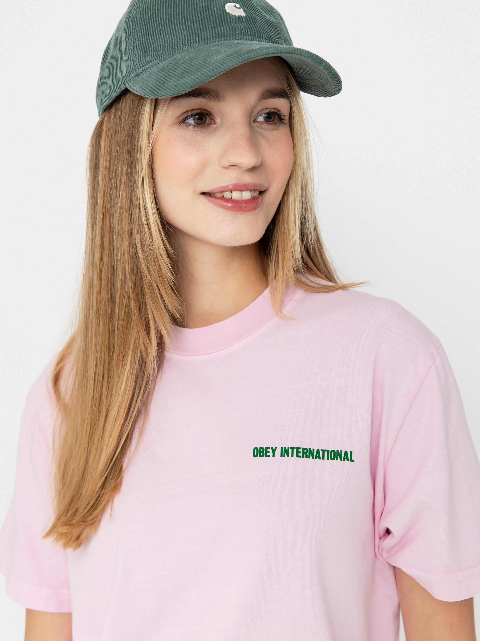 Тениска OBEY International Cities Wmn (pigment cradle pink)