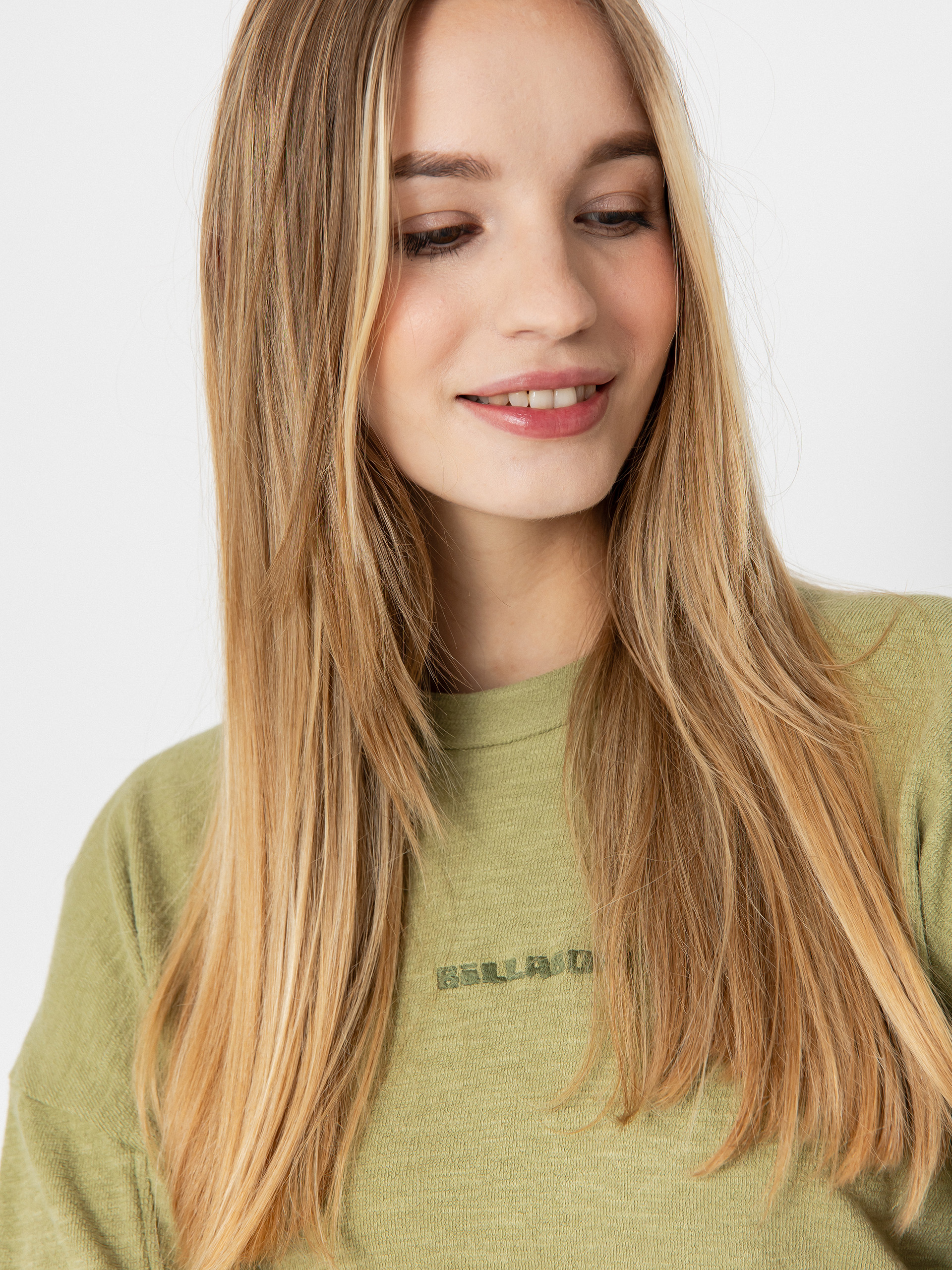 Суитшърт Billabong Cropped Fleece Wmn (avocado)