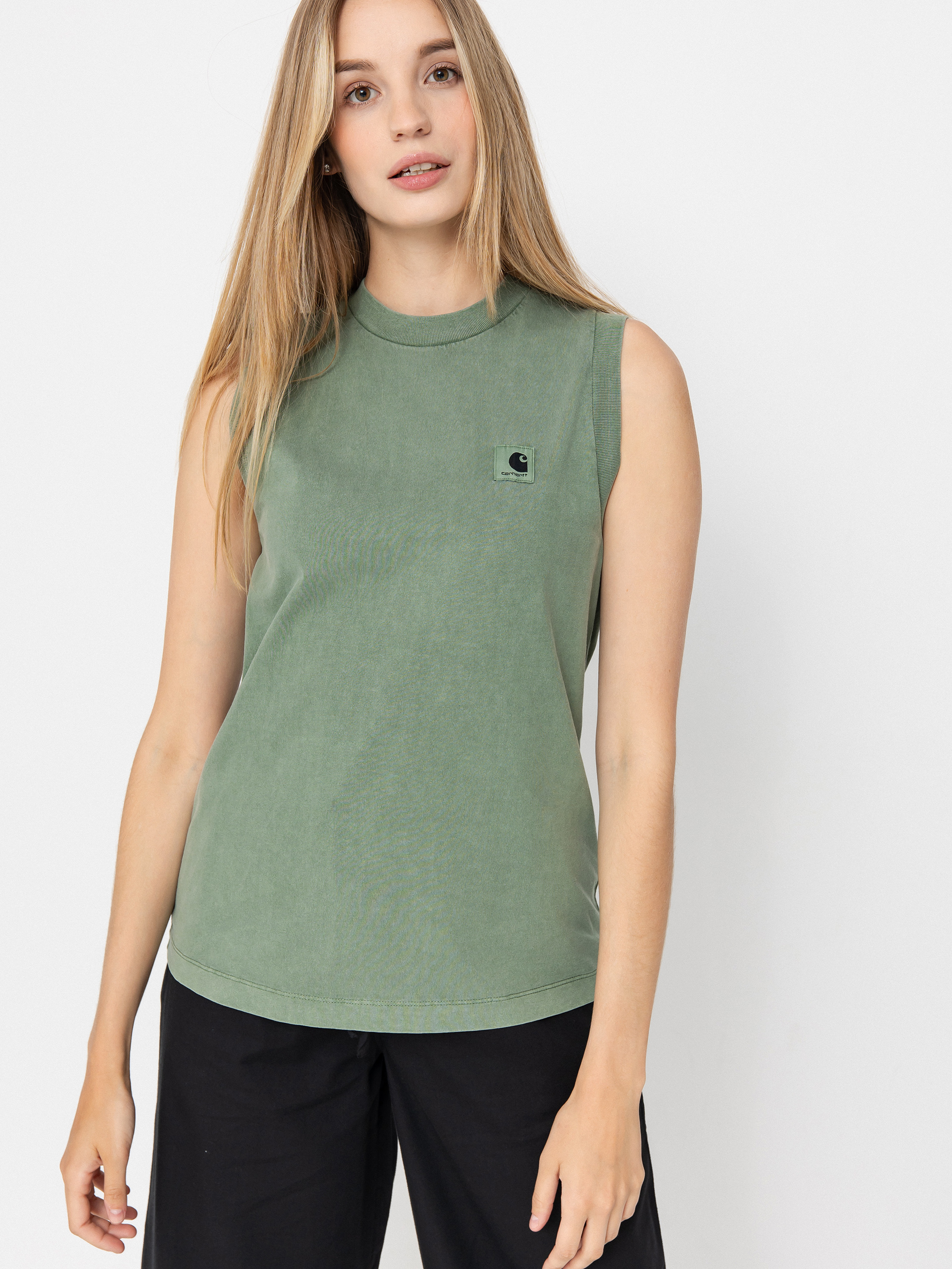 Тениска Carhartt WIP Nelson Wmn (park)