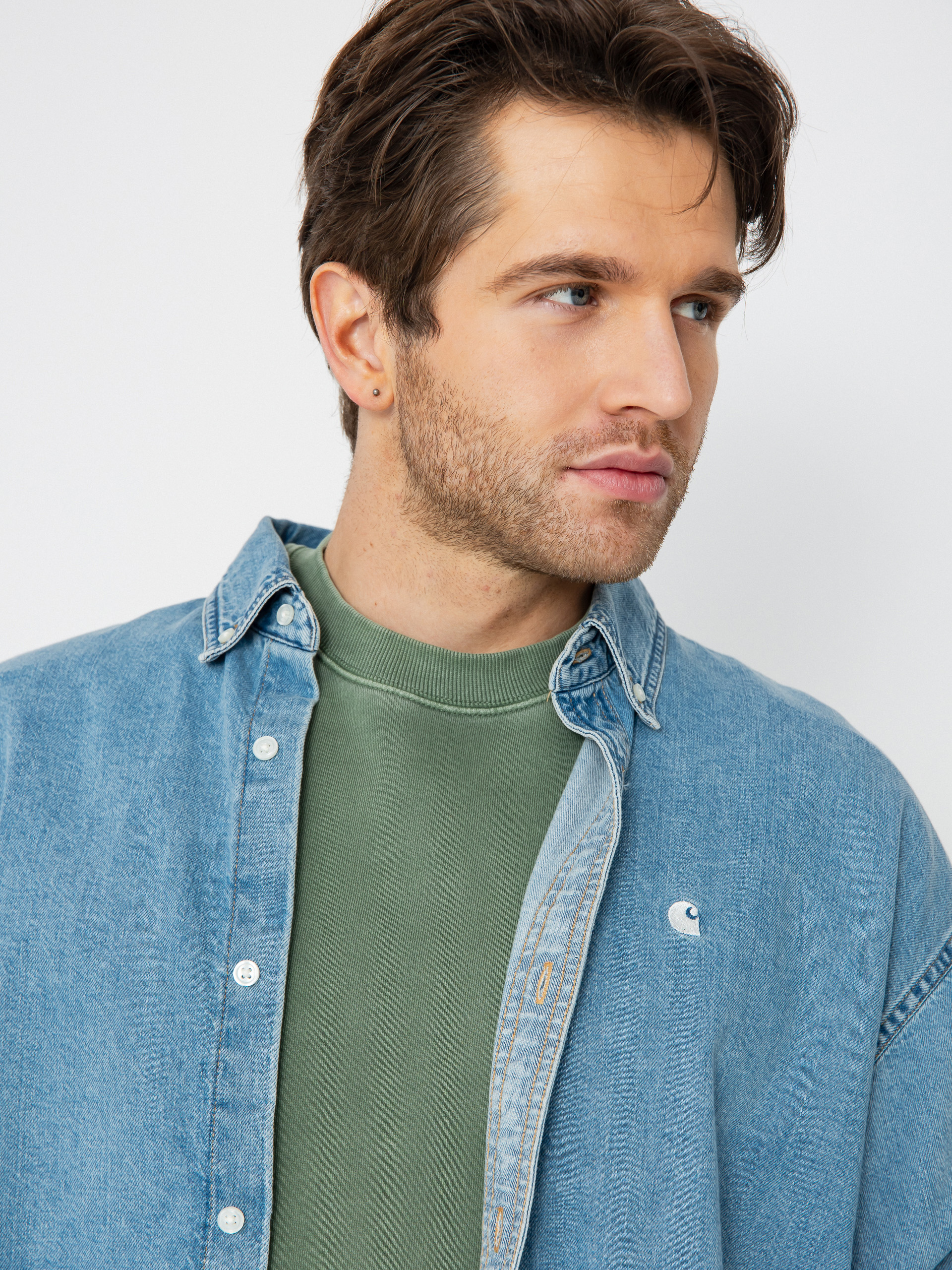Риза Carhartt WIP Lucas (blue)