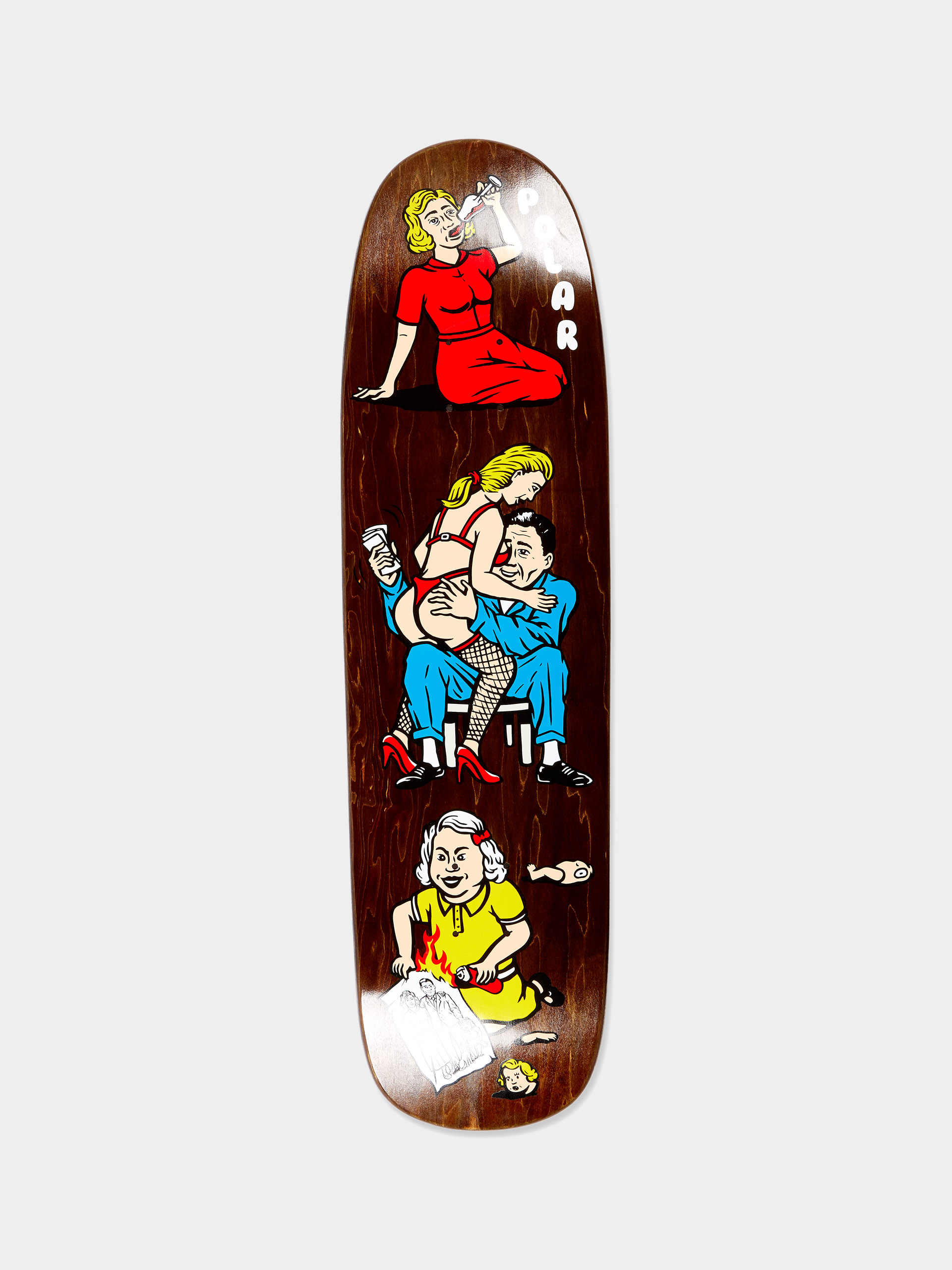 Дъска Polar Skate Team Model Family Affair (brown)