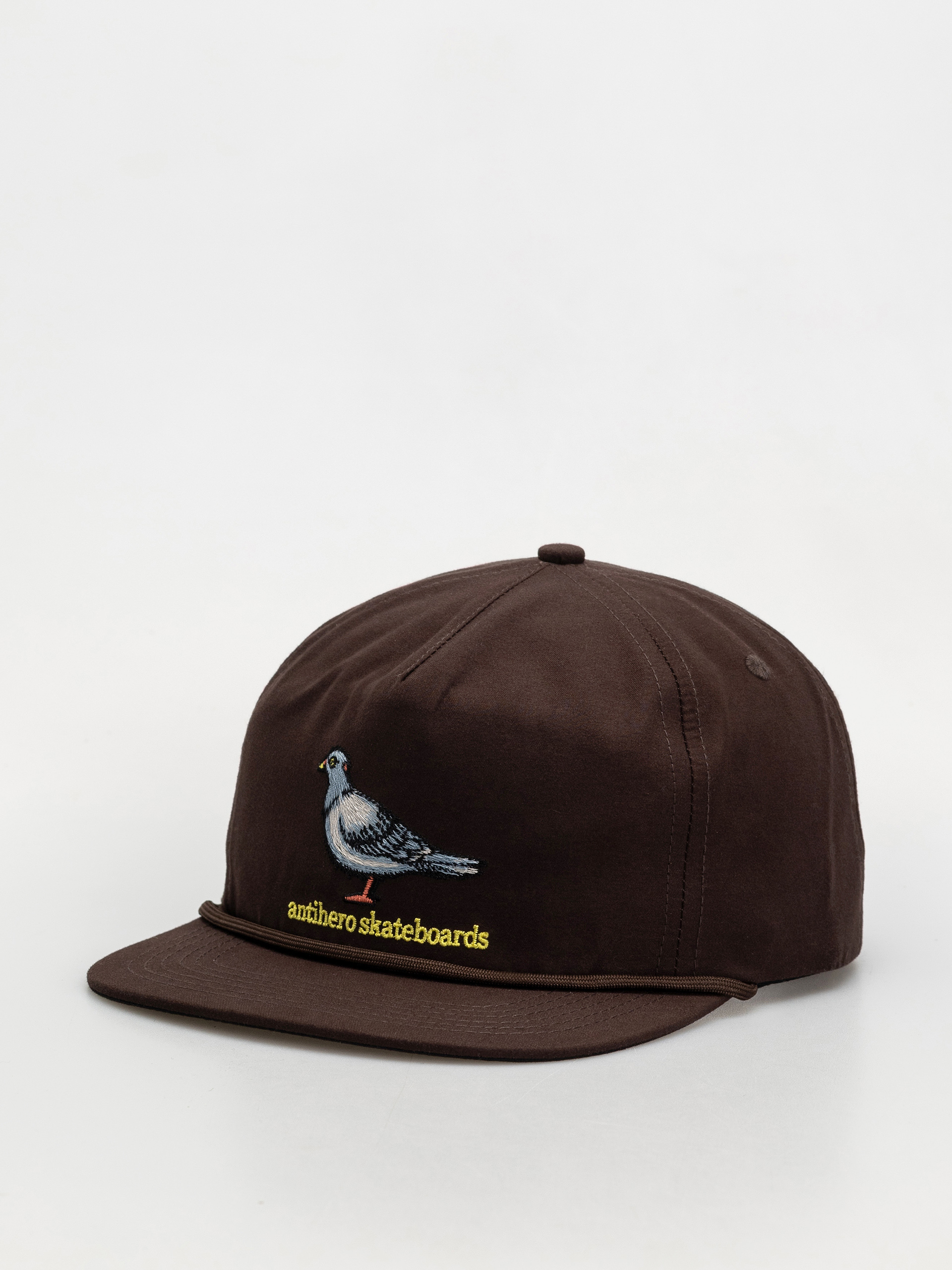 Шапка с козирка Antihero Lil Pigeon (dark brown/yellow)