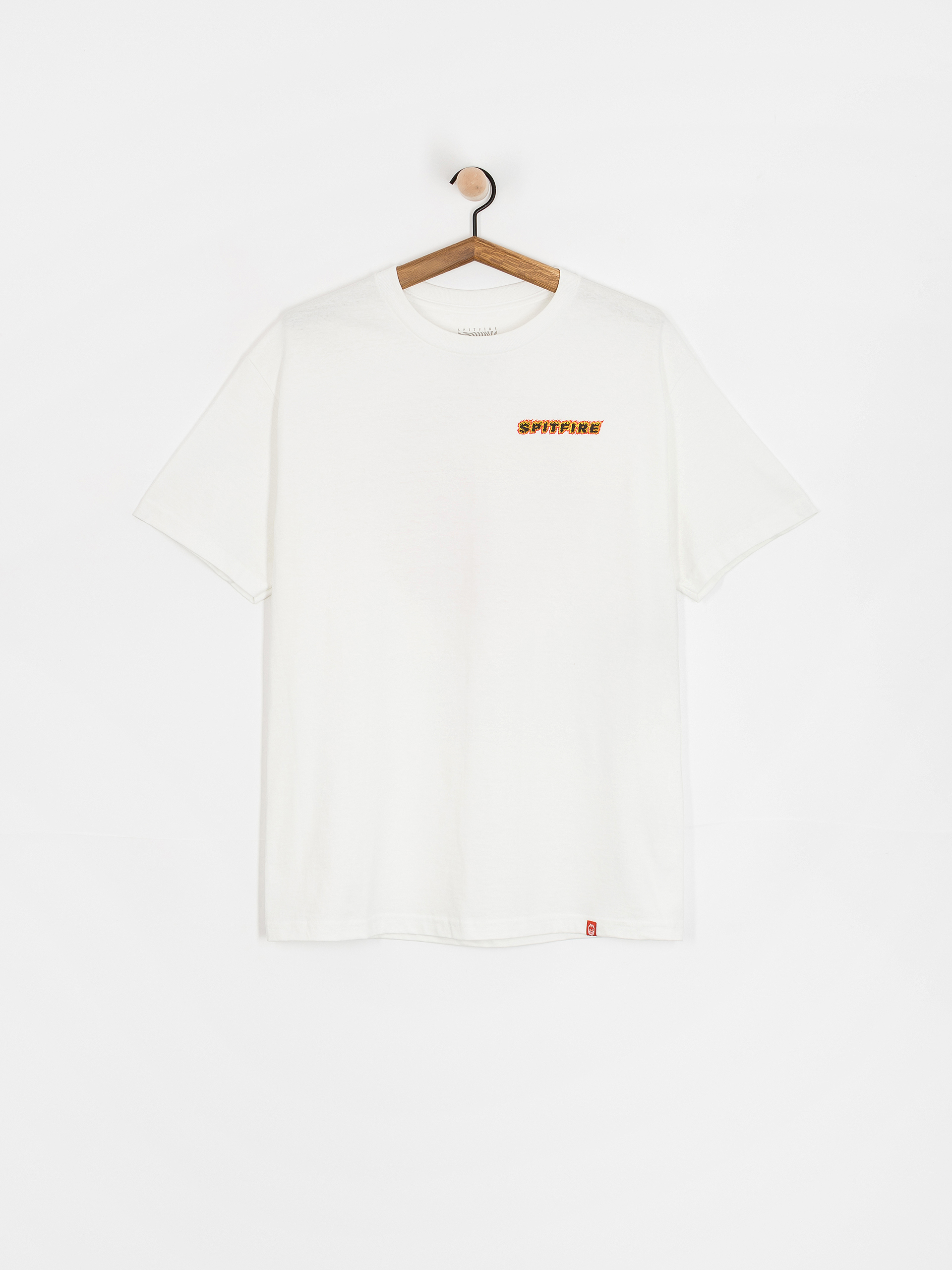 Тениска Spitfire Og Classic Flame (white w/red yellow&black prints)