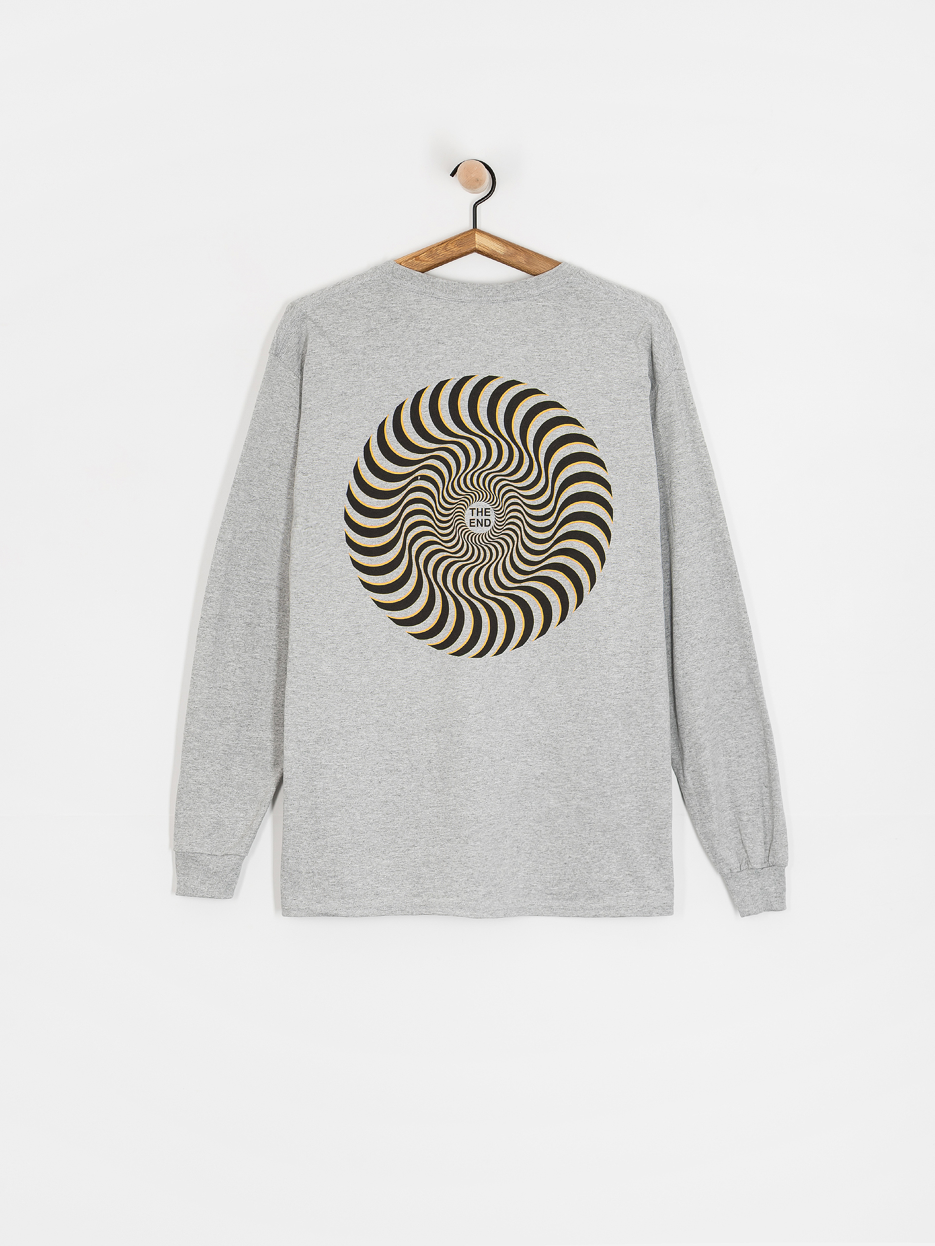 Блуза Spitfire Classic Swirl Overlay (sport grey w/black&yellow prints)