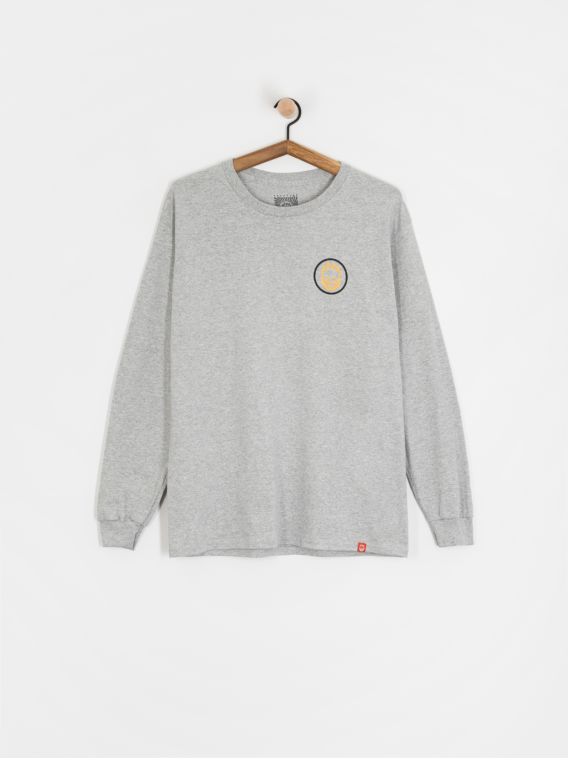 Блуза Spitfire Classic Swirl Overlay (sport grey w/black&yellow prints)