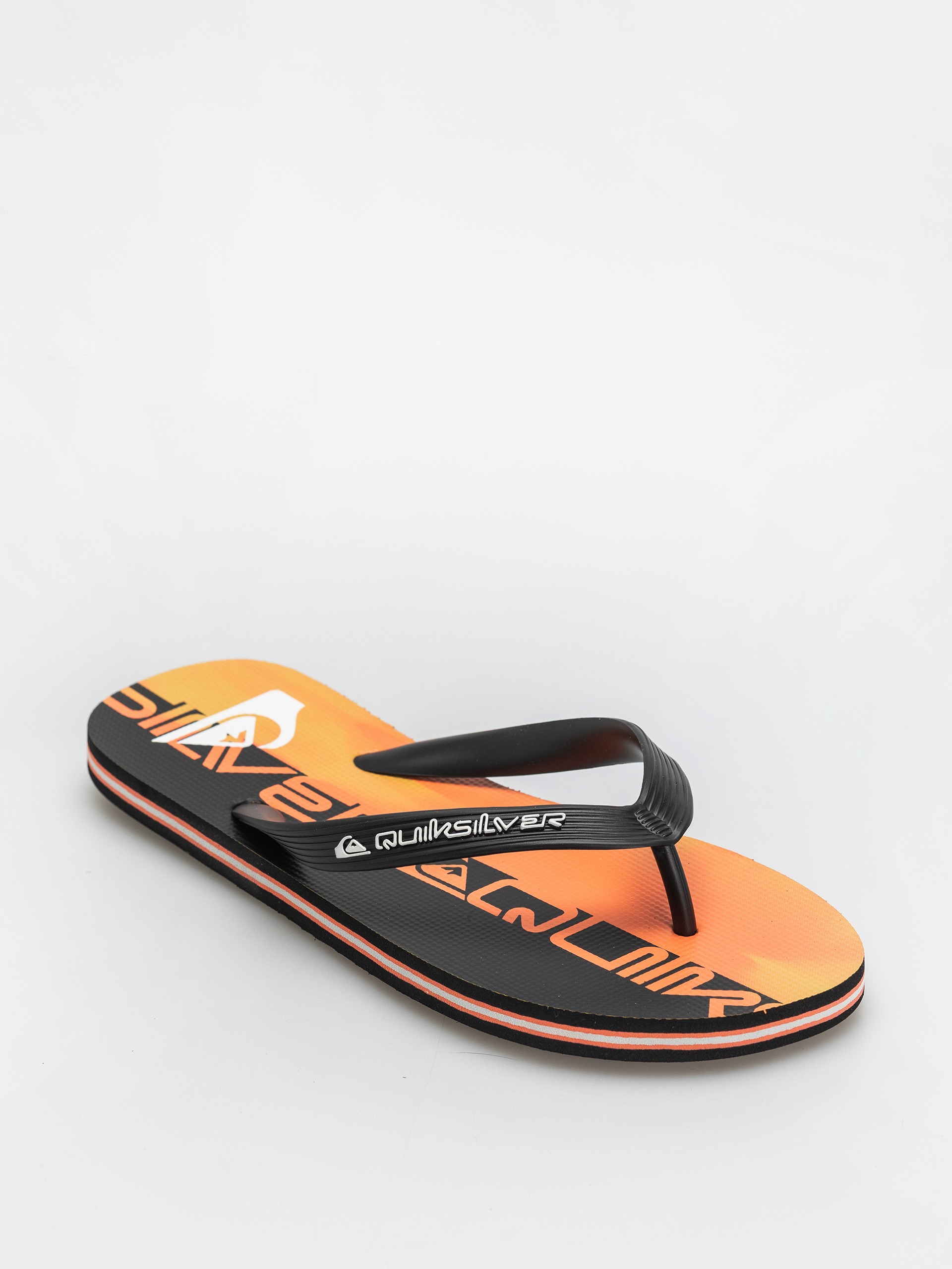 Джапанки Quiksilver Molokai Art 25 (fiery coral wordblock)