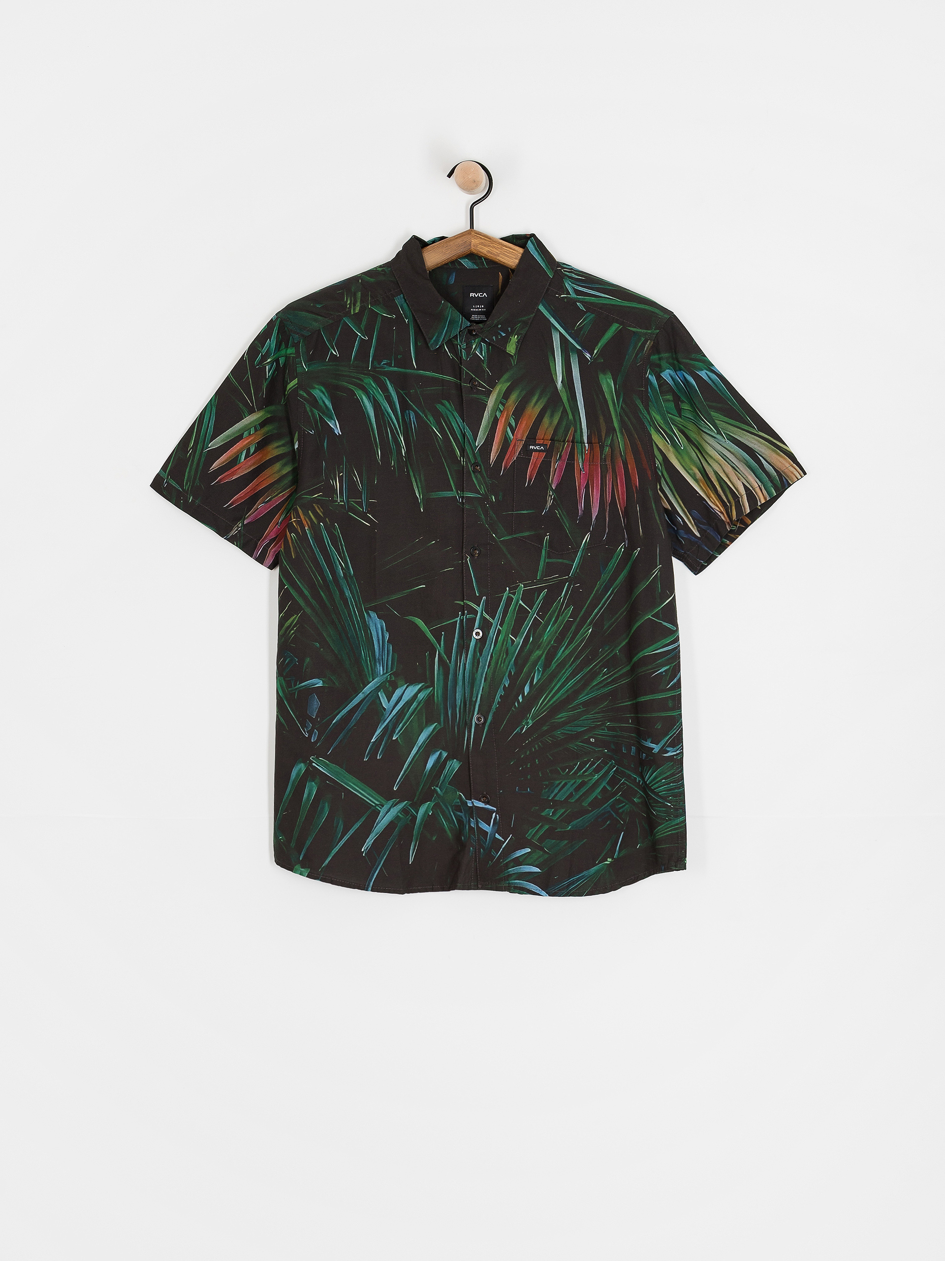 Тениска RVCA Hawaii Palms (black)