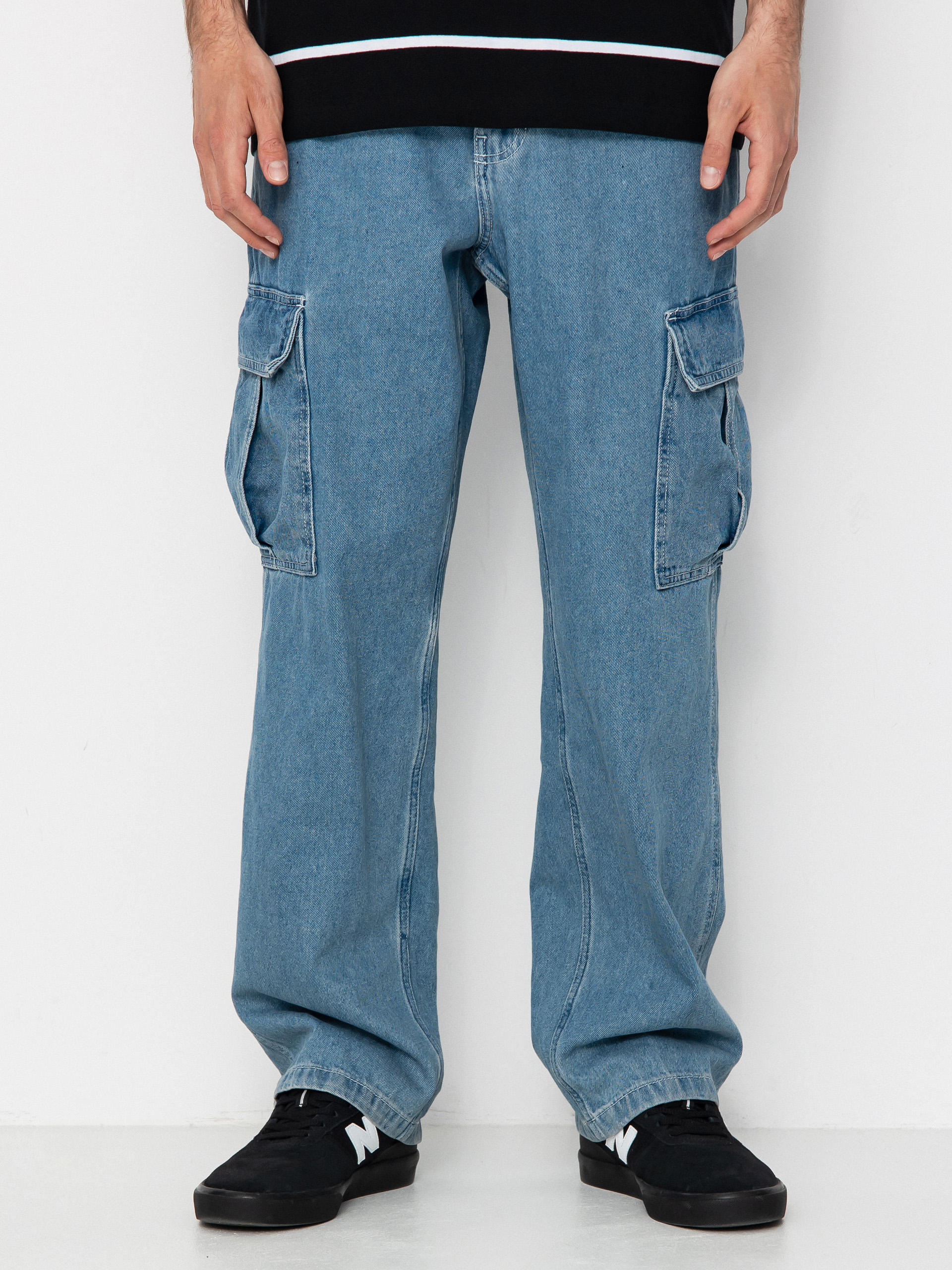 Панталони Vans Service Cargo Loose Denim (stonewash/blue)