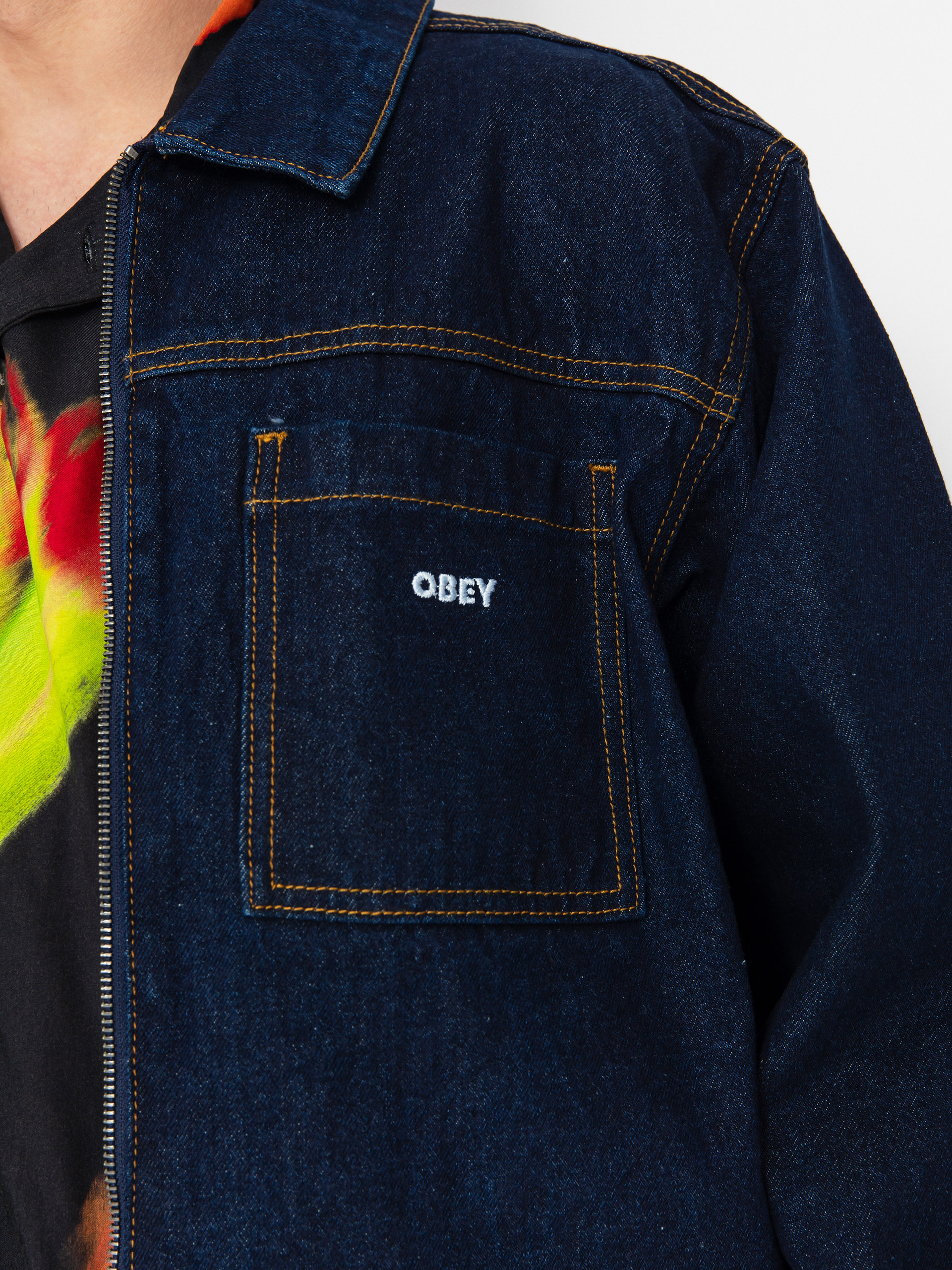 Яке OBEY Icon Hardwork (rinse indigo)