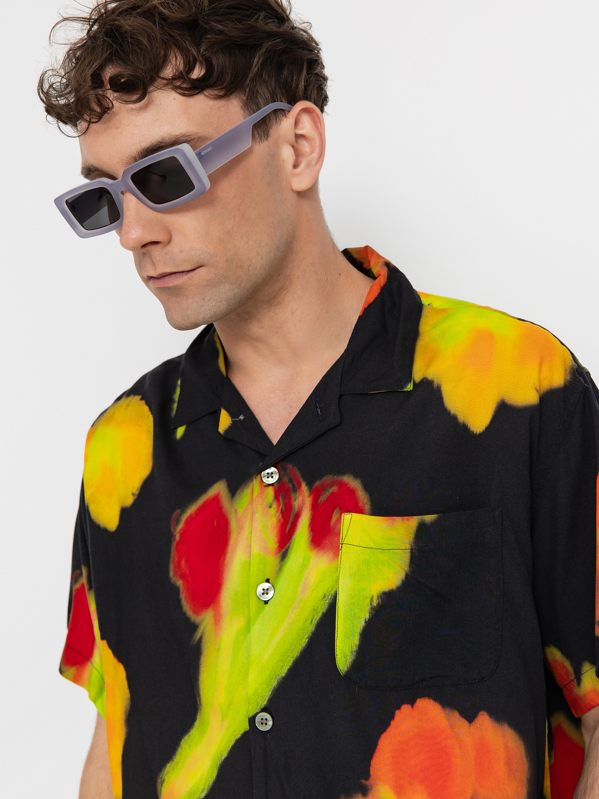 Риза OBEY Kinney (black multi)