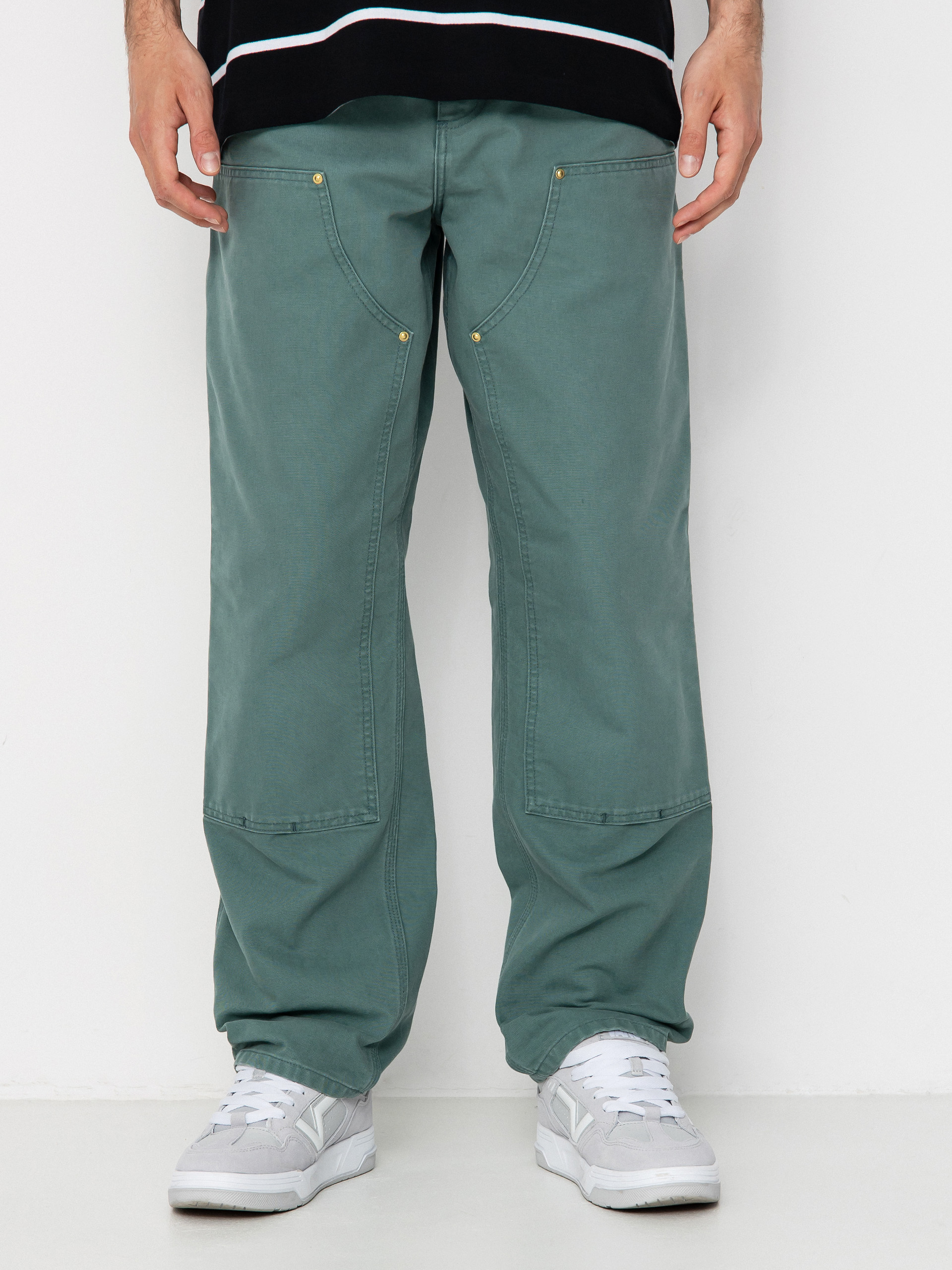 Панталони Carhartt WIP Double Knee (silver pine)