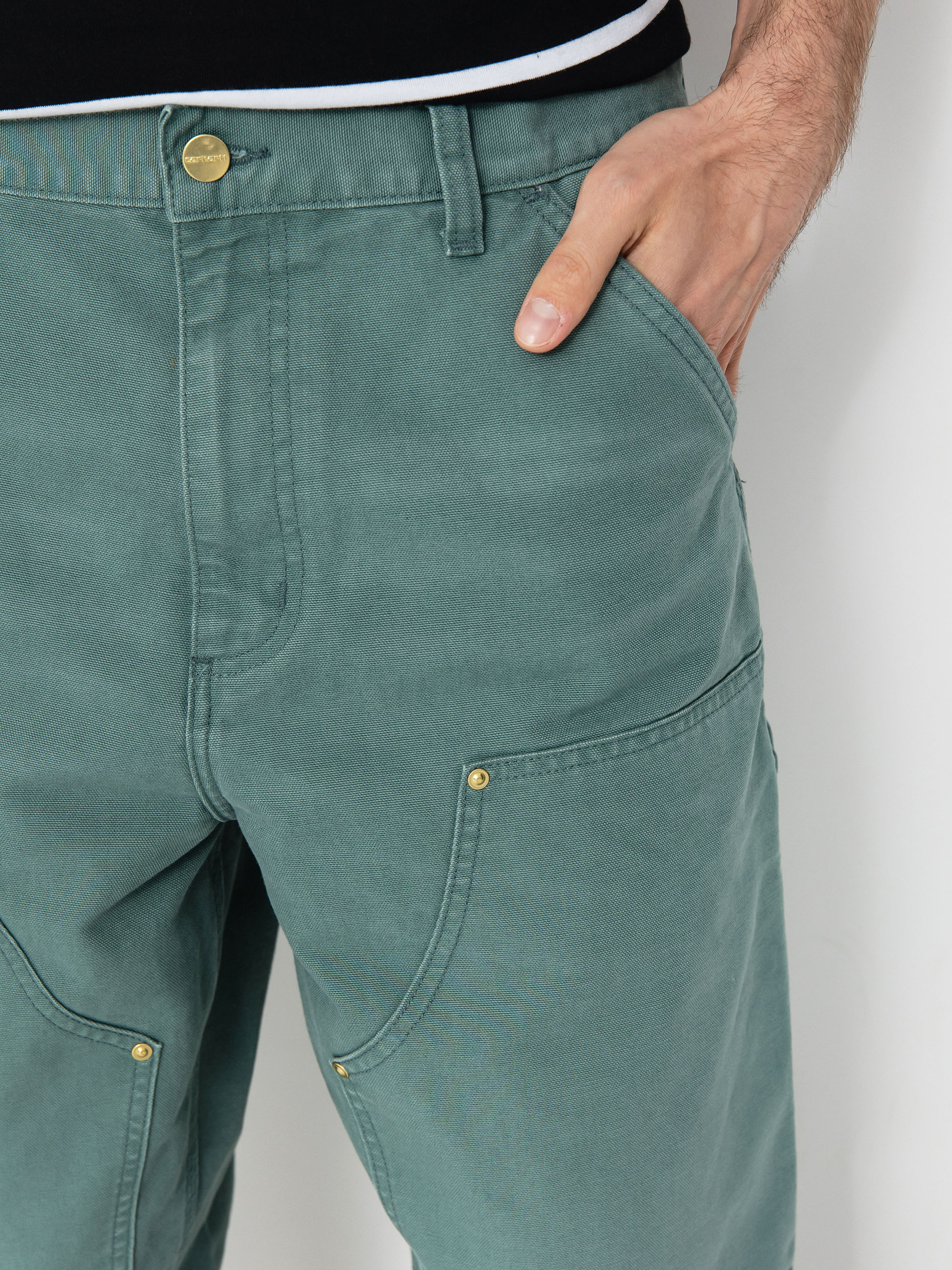 Панталони Carhartt WIP Double Knee (silver pine)