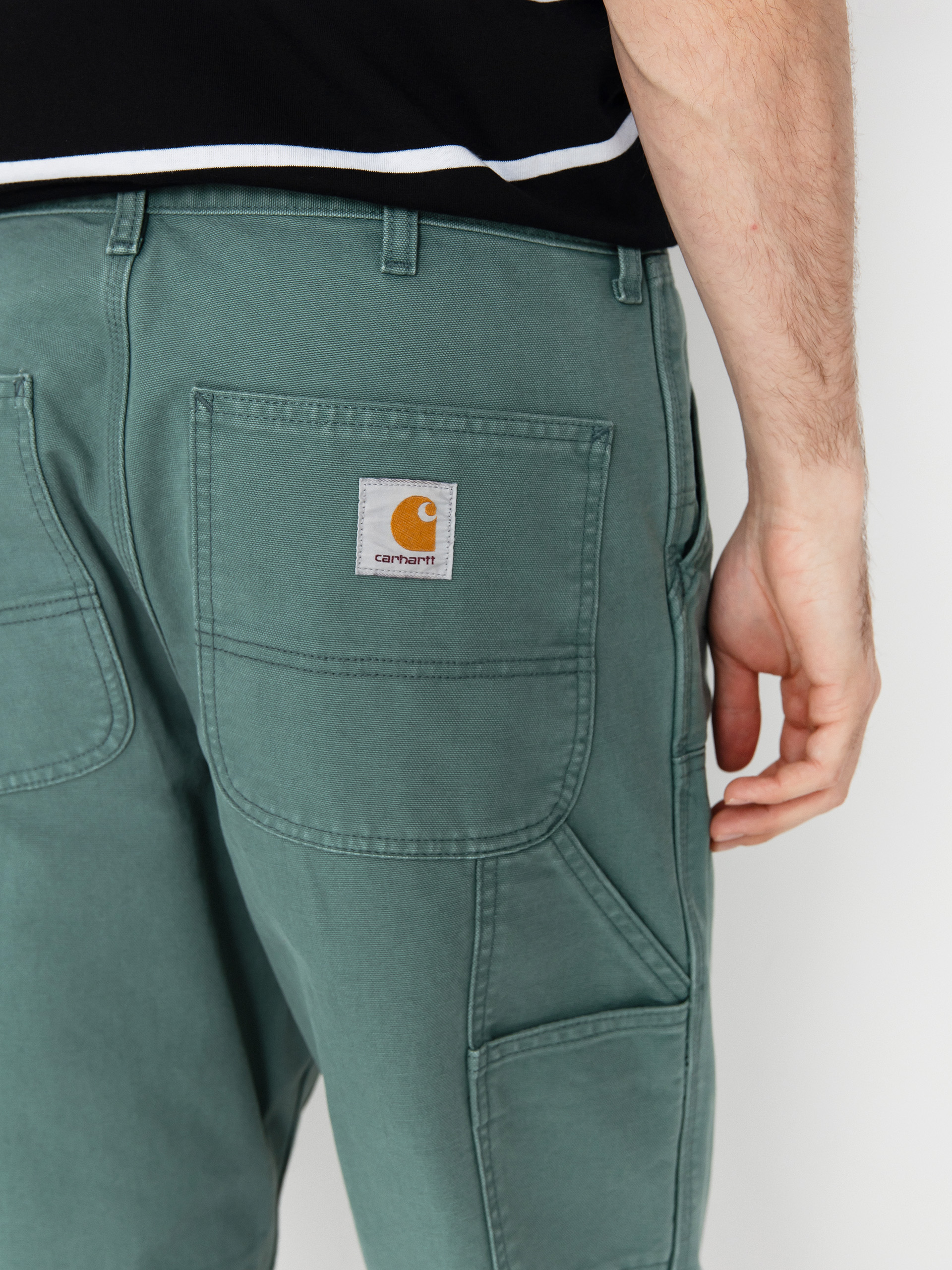 Панталони Carhartt WIP Double Knee (silver pine)