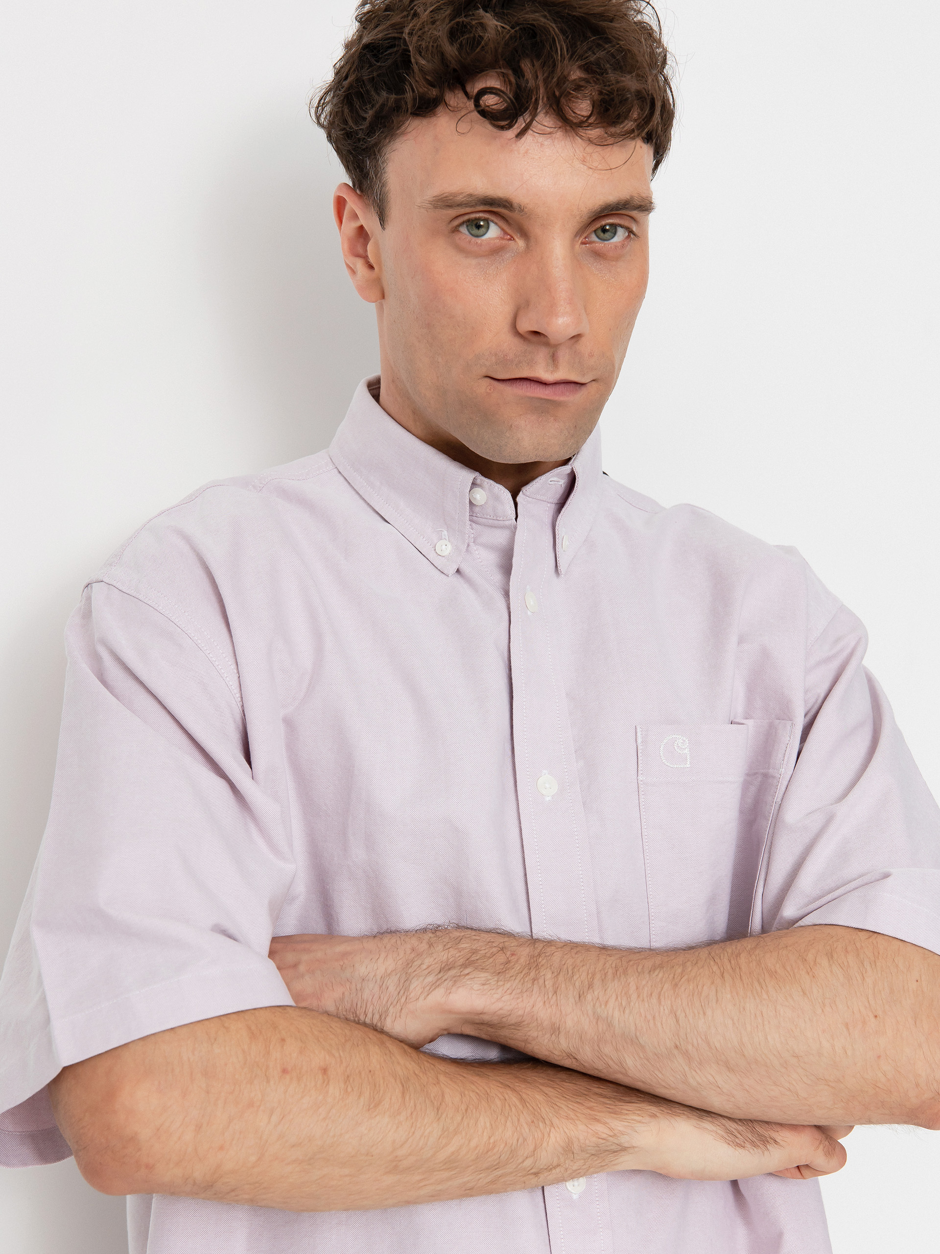 Риза Carhartt WIP Braxton (hortensia/wax)