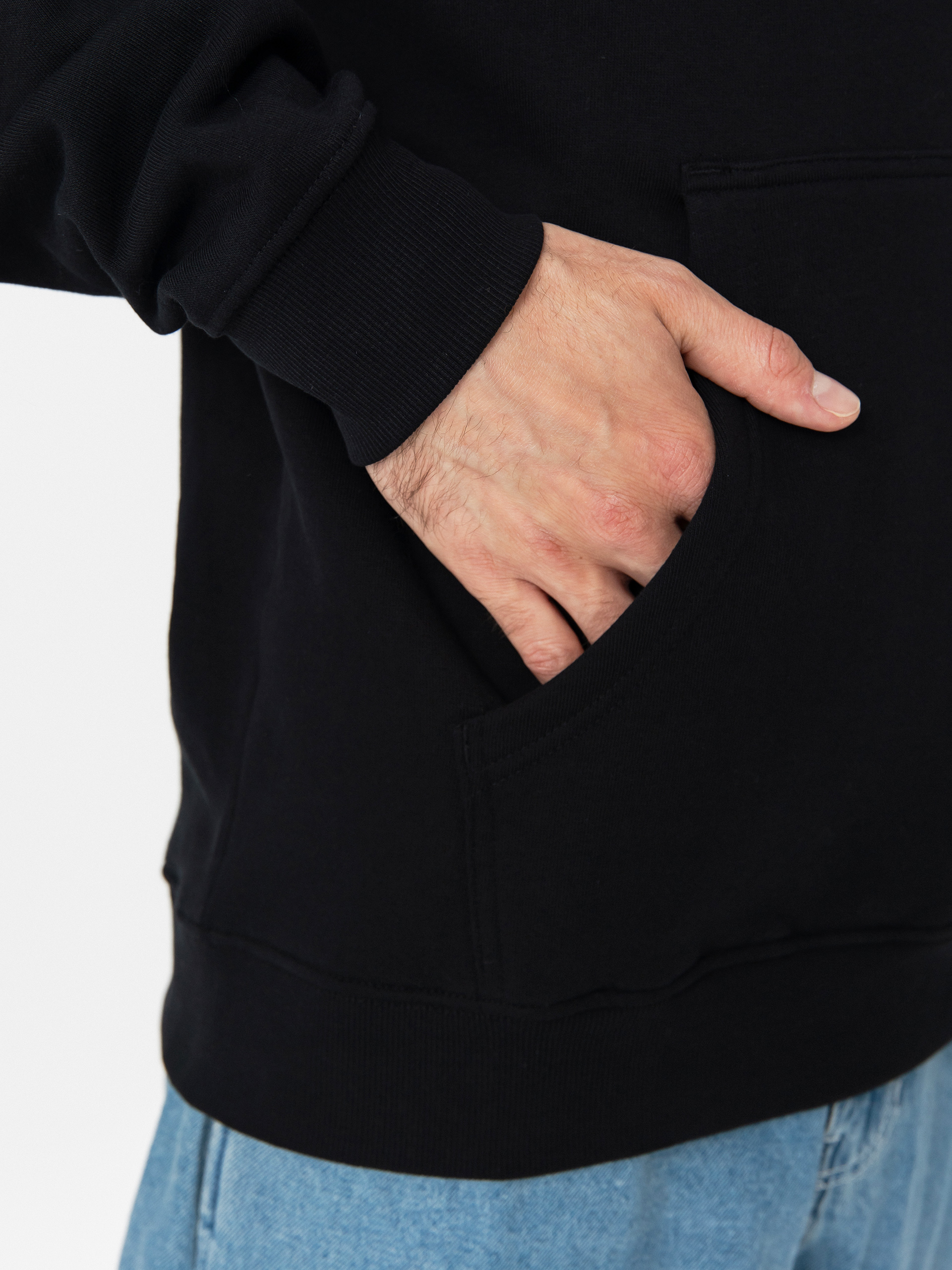 Суитшърт с качулка Salty Crew River Rats HD (black)