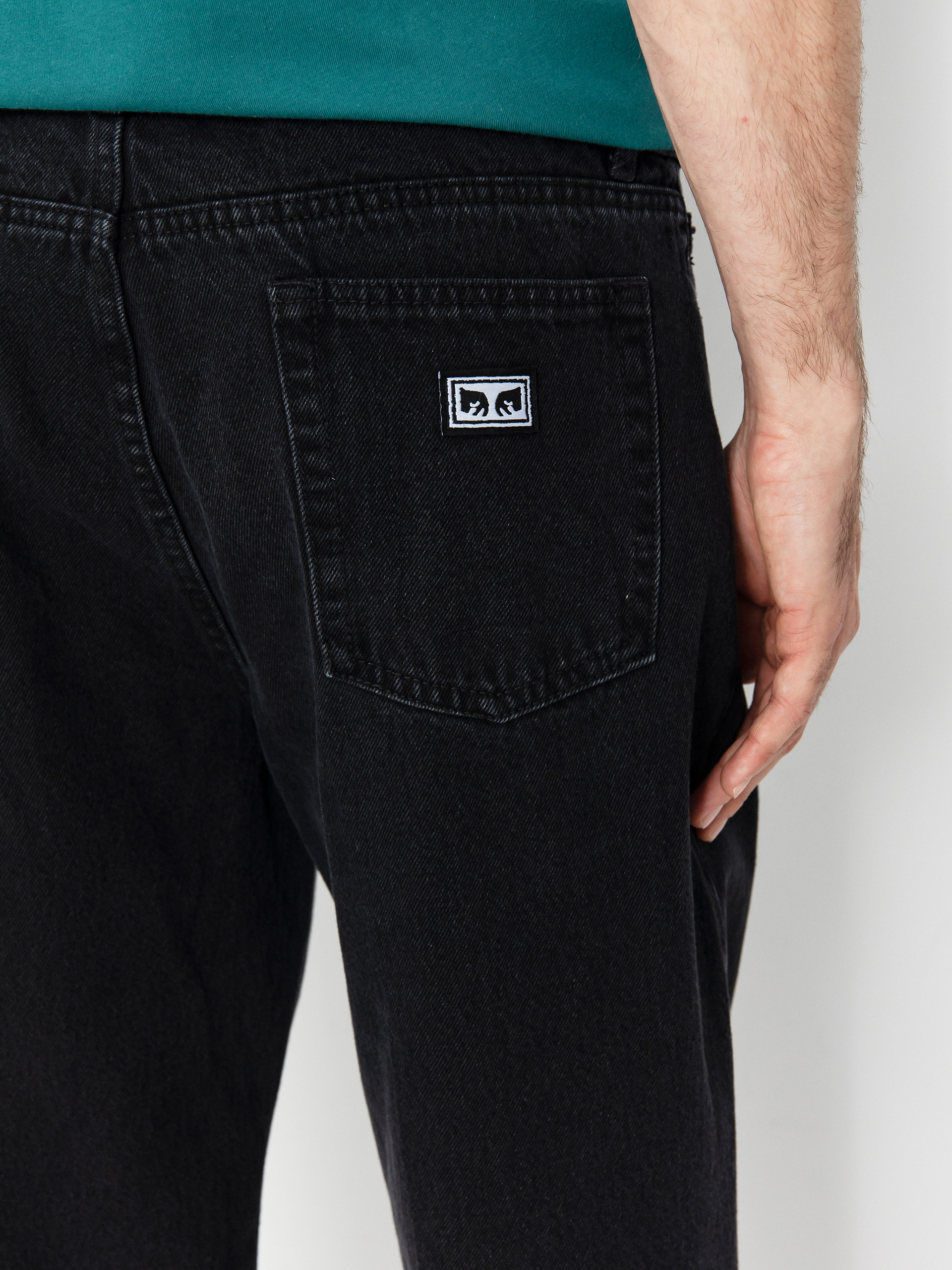 Панталони OBEY Hardwork Denim (faded black)