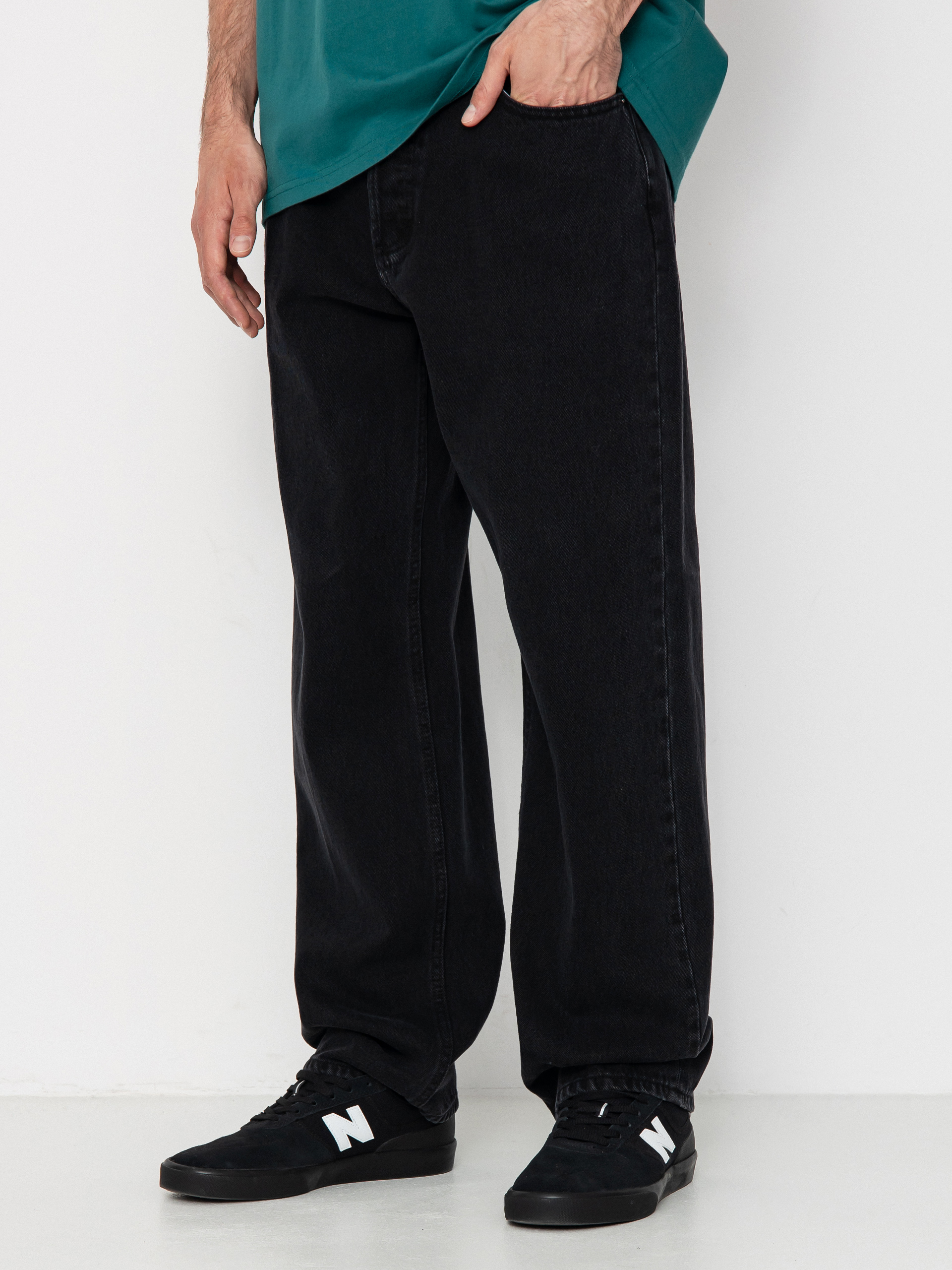 Панталони OBEY Hardwork Denim (faded black)