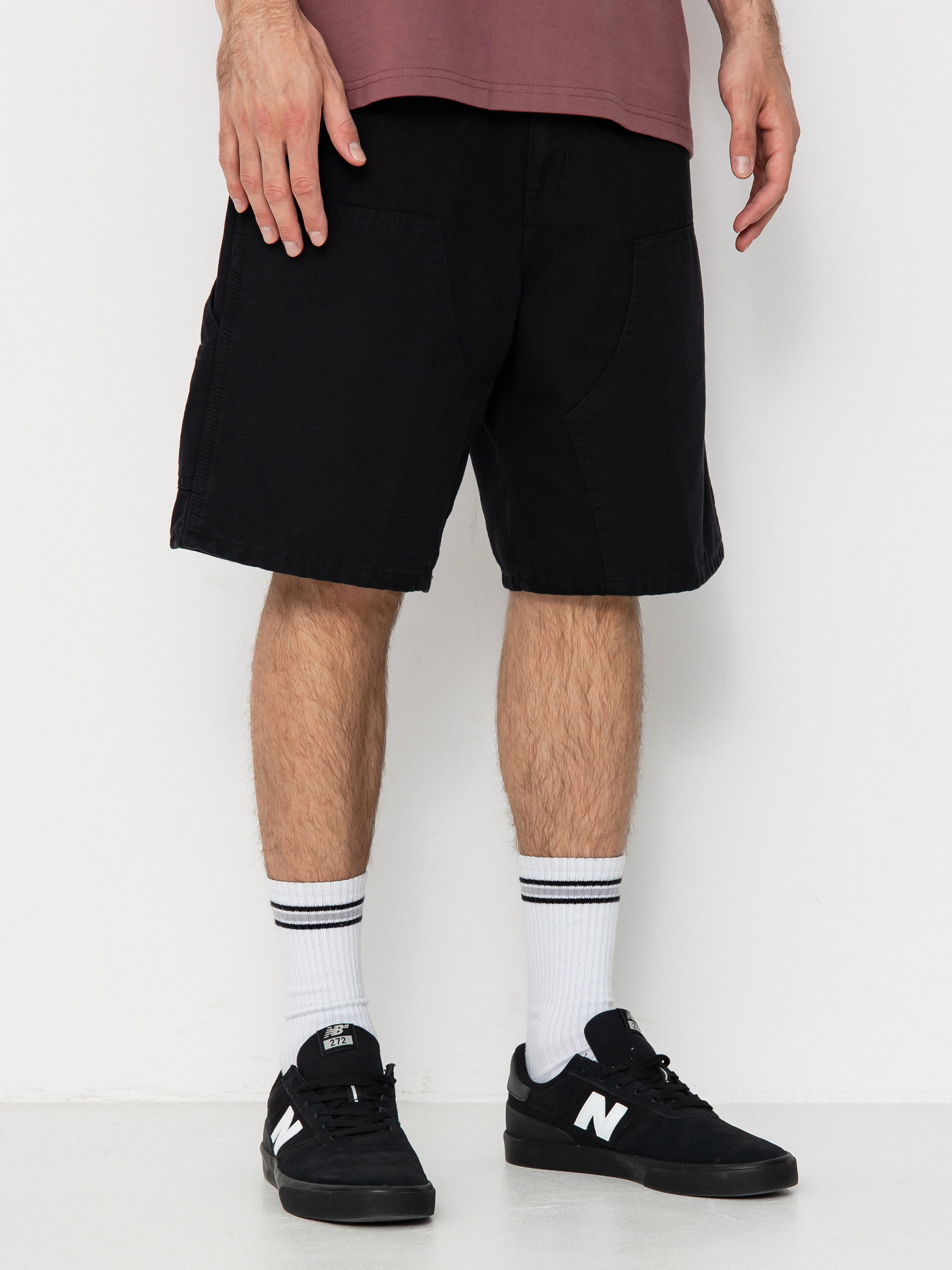 Къси панталони Carhartt WIP Double Knee (black)
