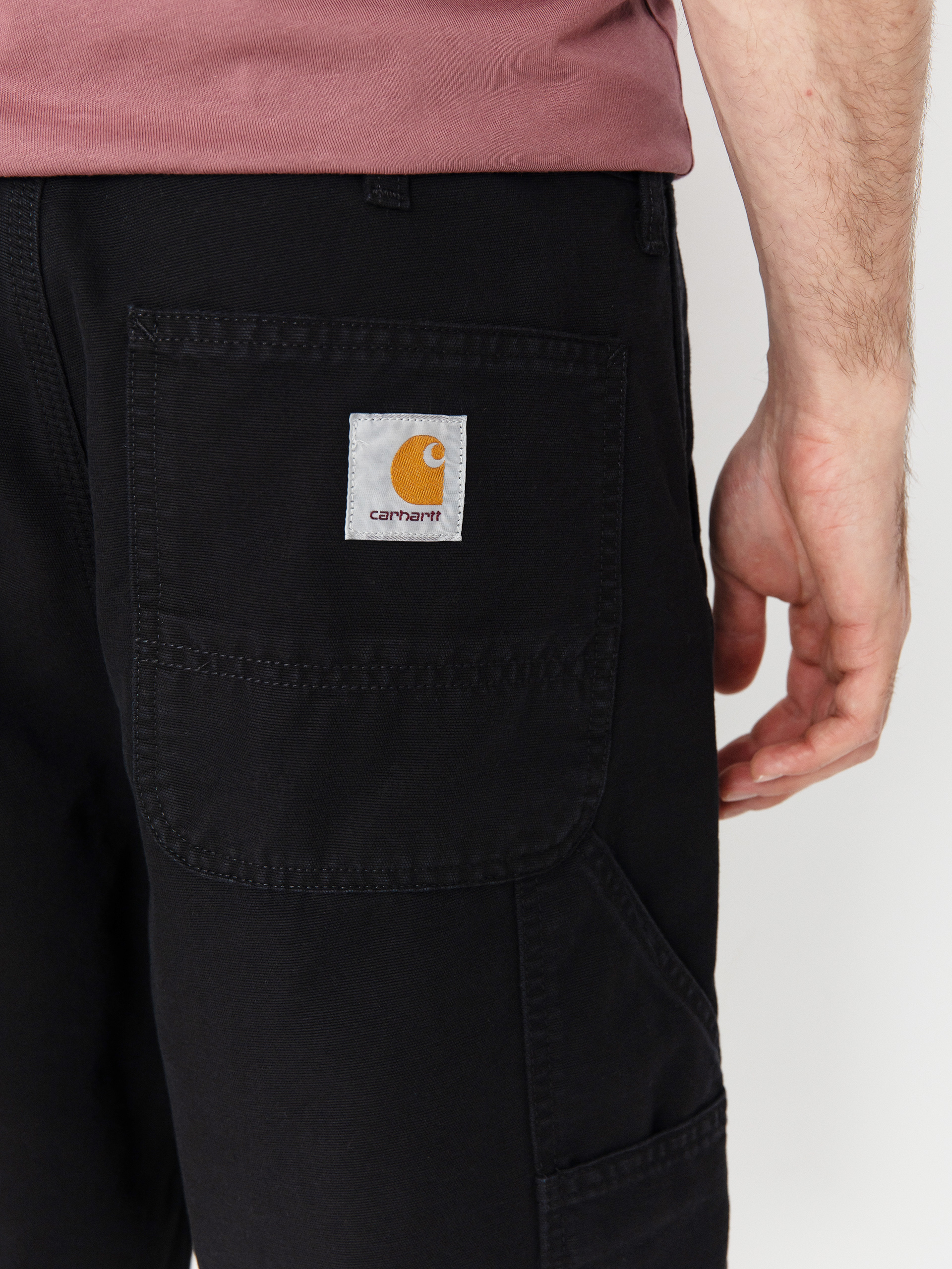 Къси панталони Carhartt WIP Double Knee (black)