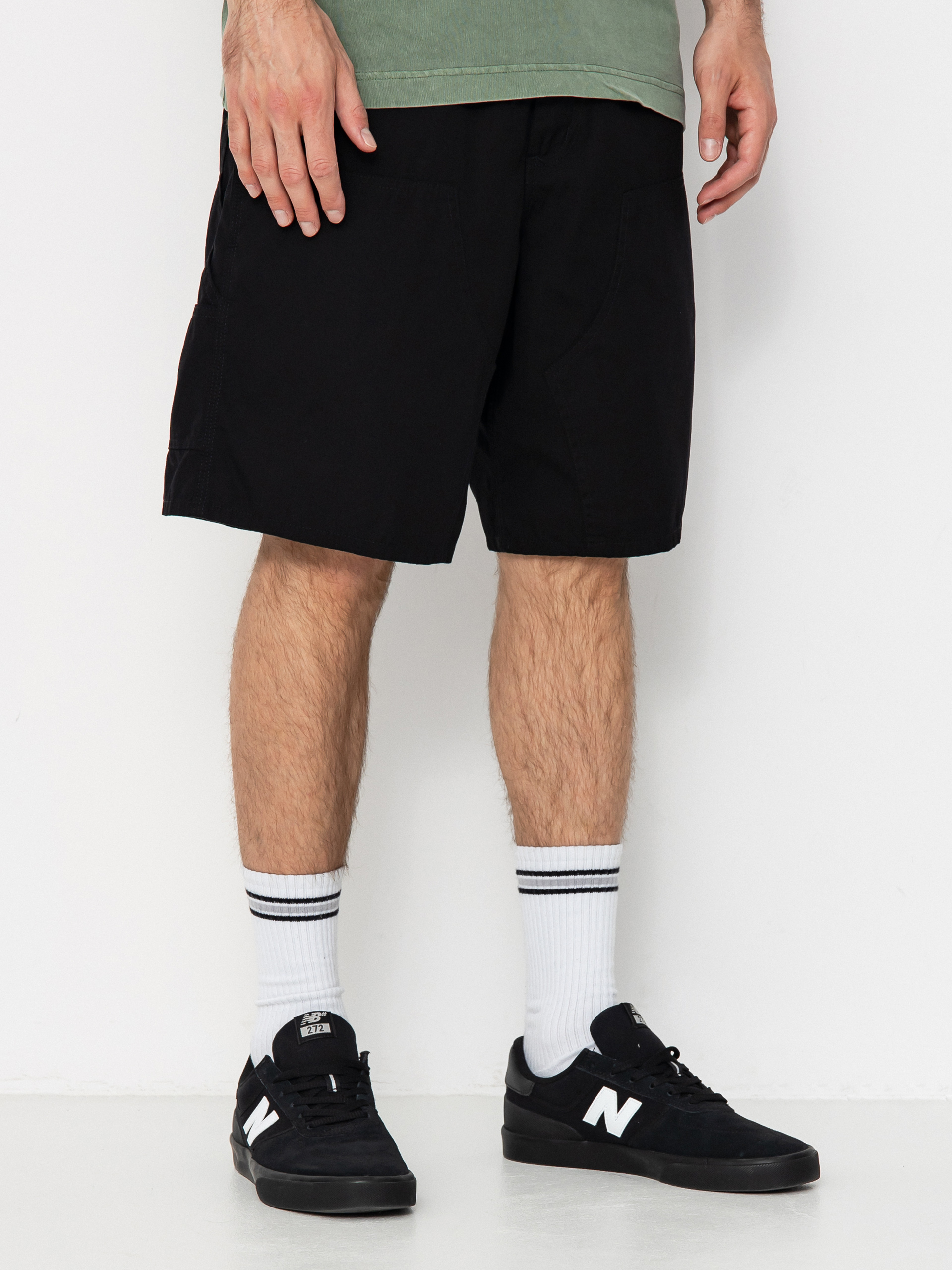 Къси панталони Carhartt WIP Double Knee (black)