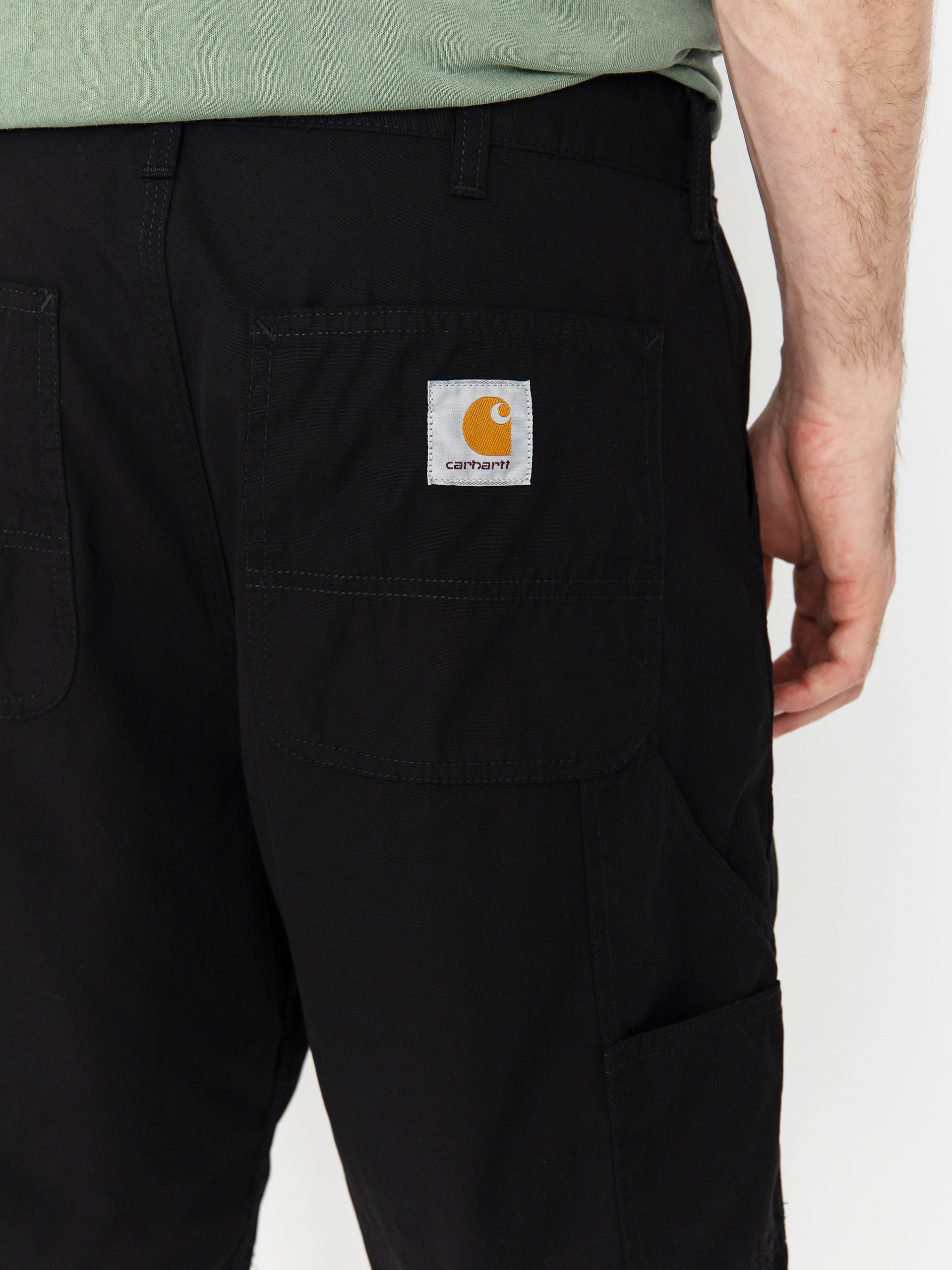 Къси панталони Carhartt WIP Double Knee (black)