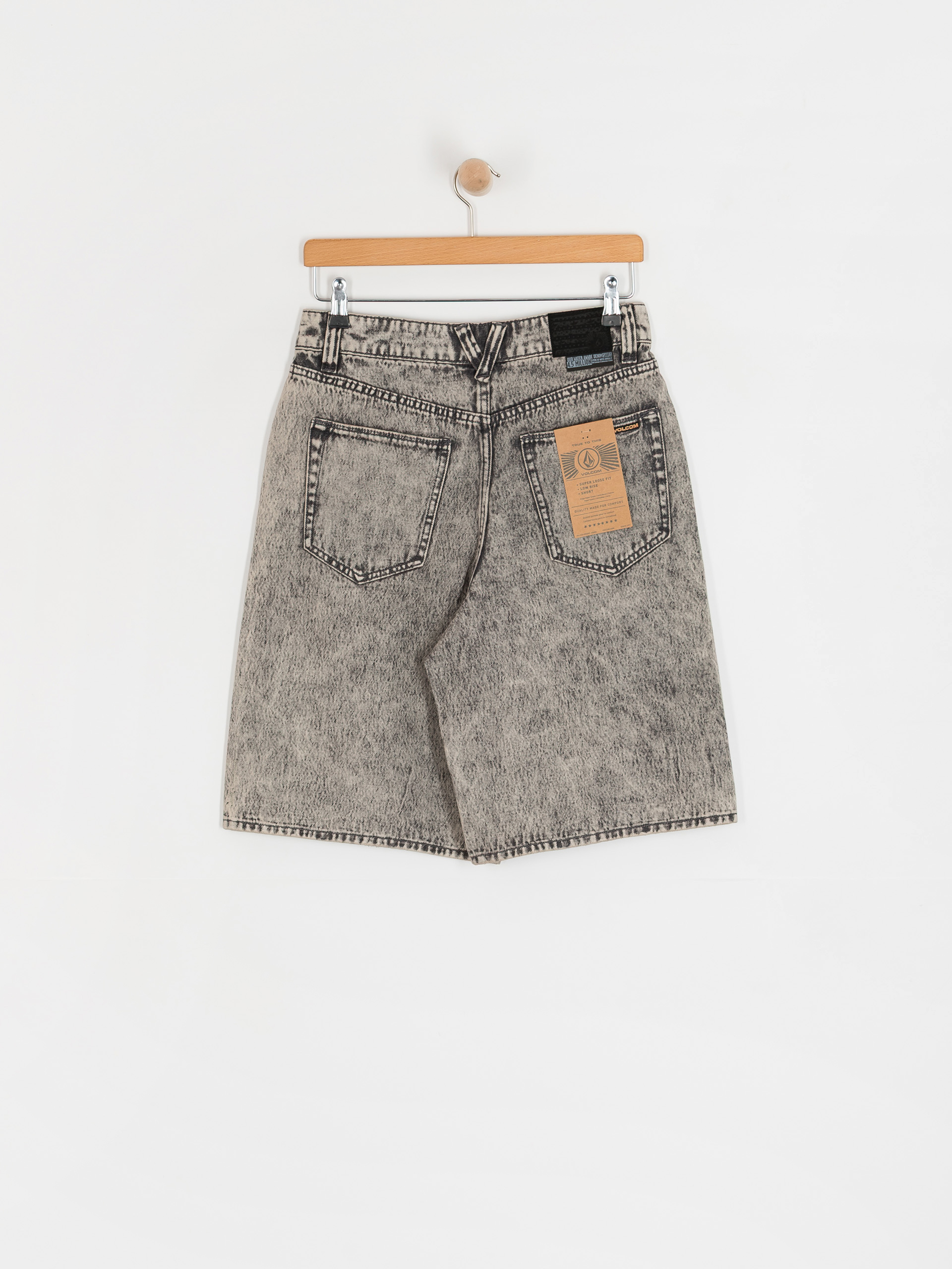 Къси панталони Volcom Beeggy Denim Wmn (grey vintage)