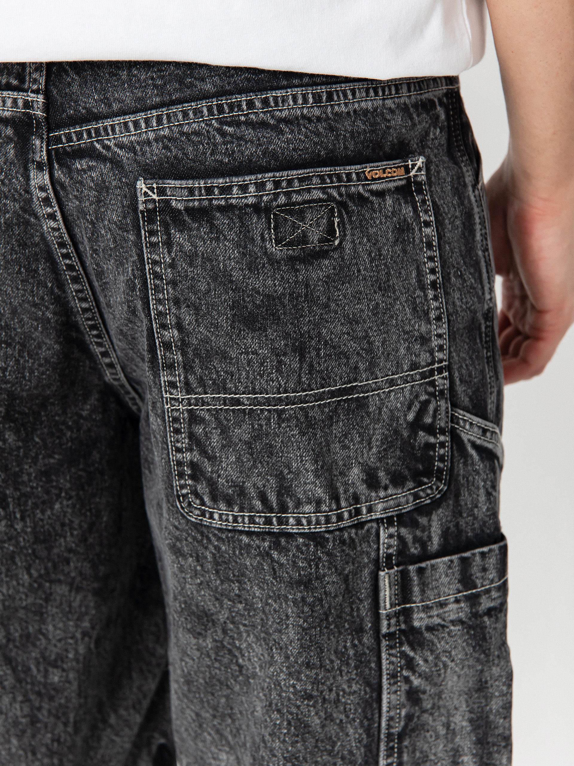 Къси панталони Volcom Labored Utility (light acid black)