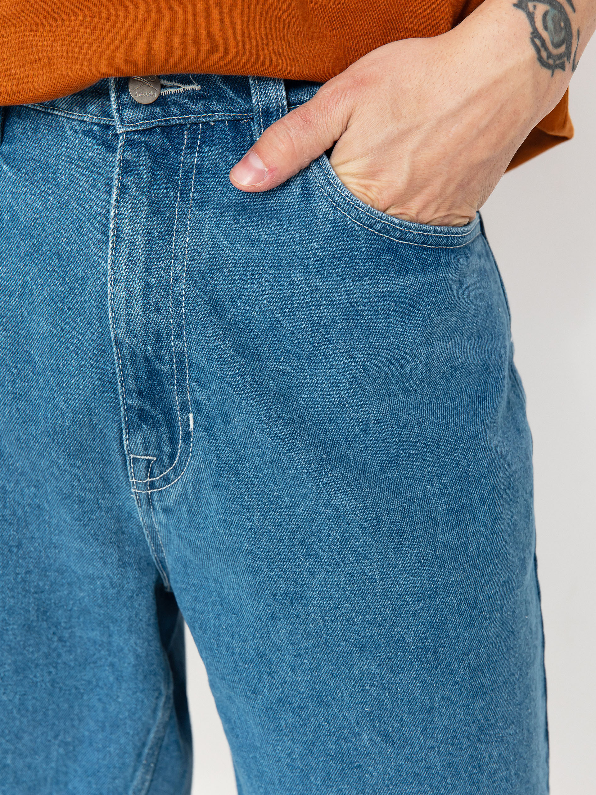 Къси панталони Iriedaily Nanolo (light blue d)