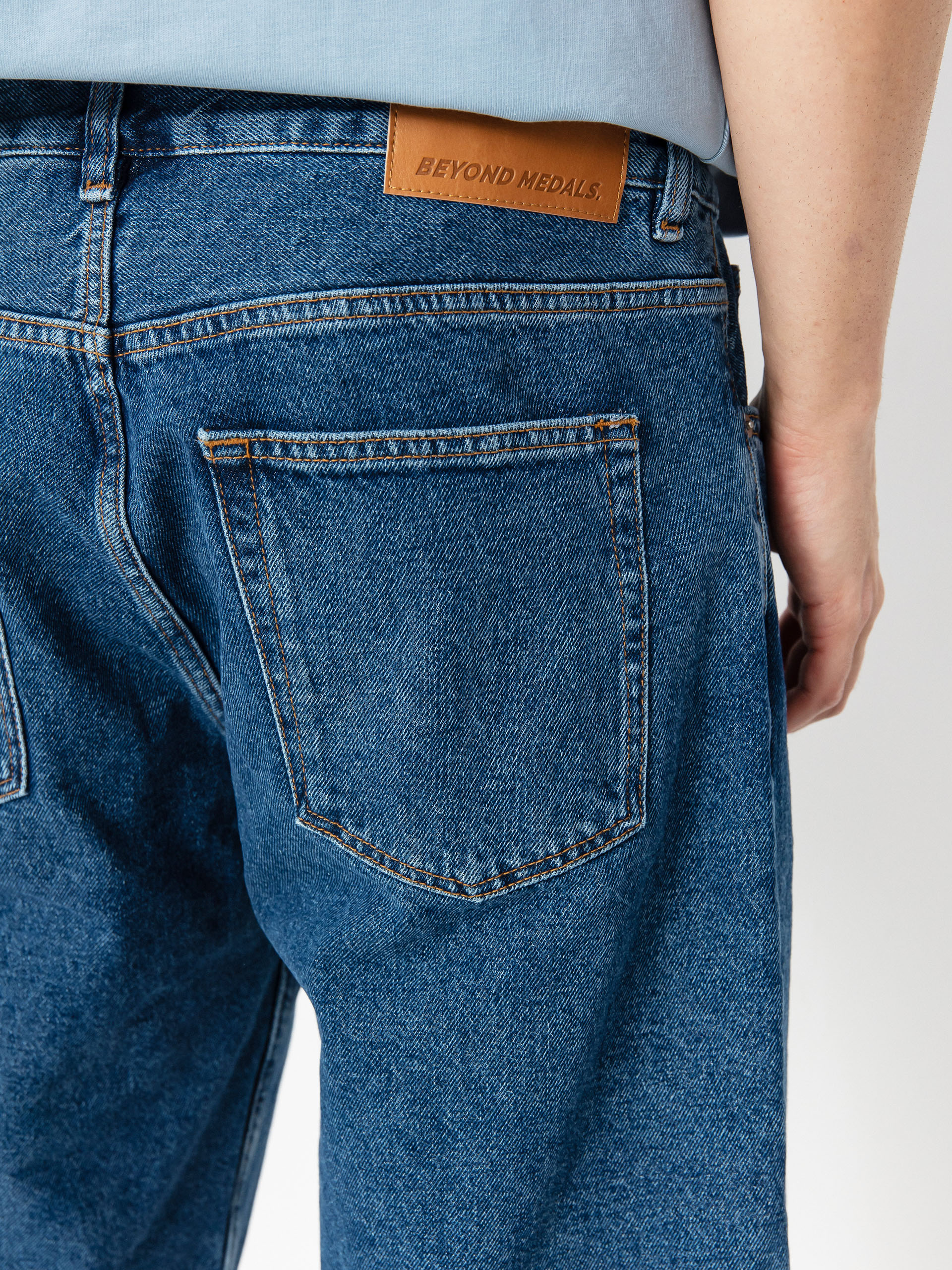 Къси панталони Beyond Medals Fortunato Jeans (blue)