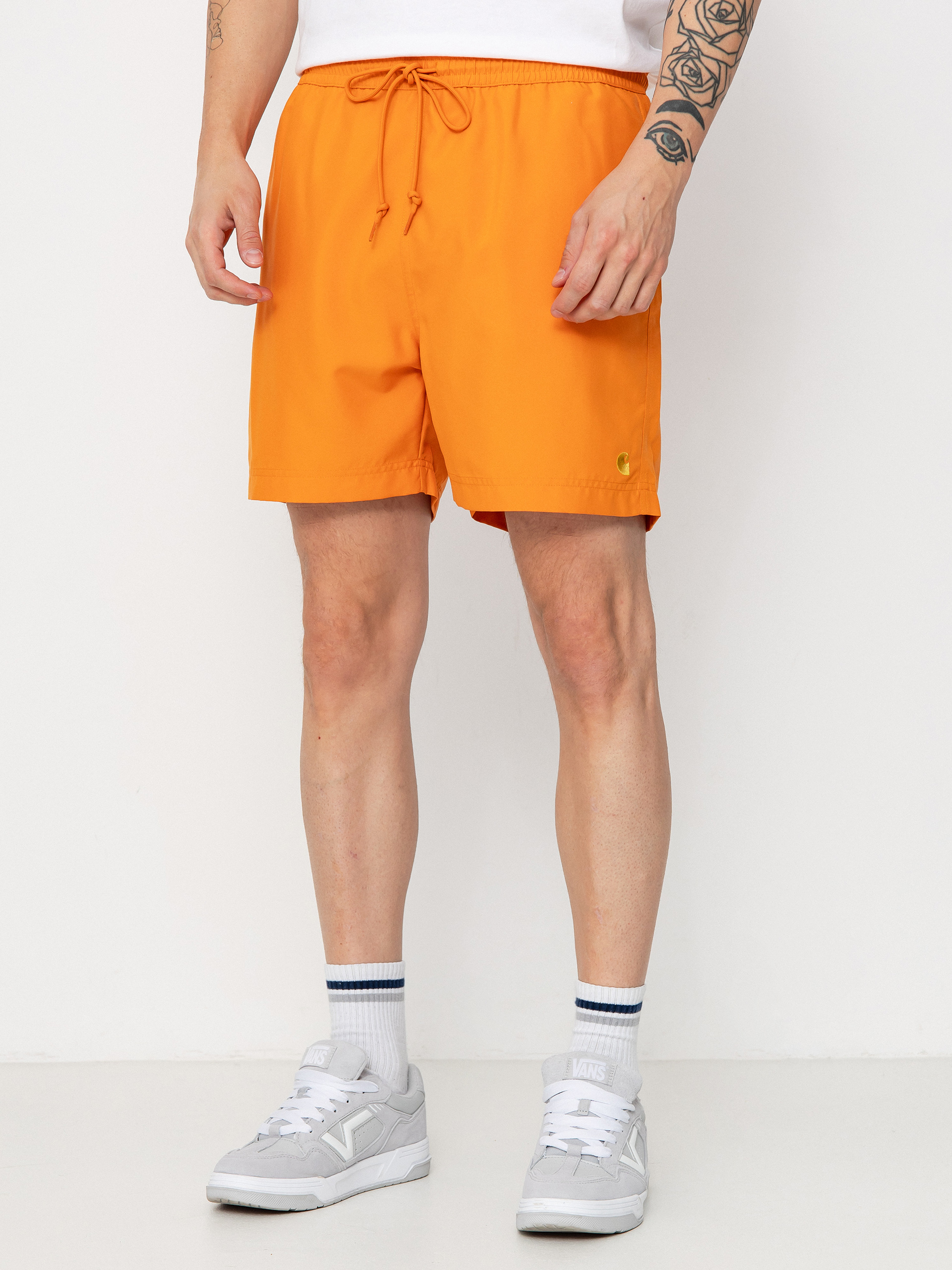 Къси панталони Carhartt WIP Chase Swim (pumpkin/gold)