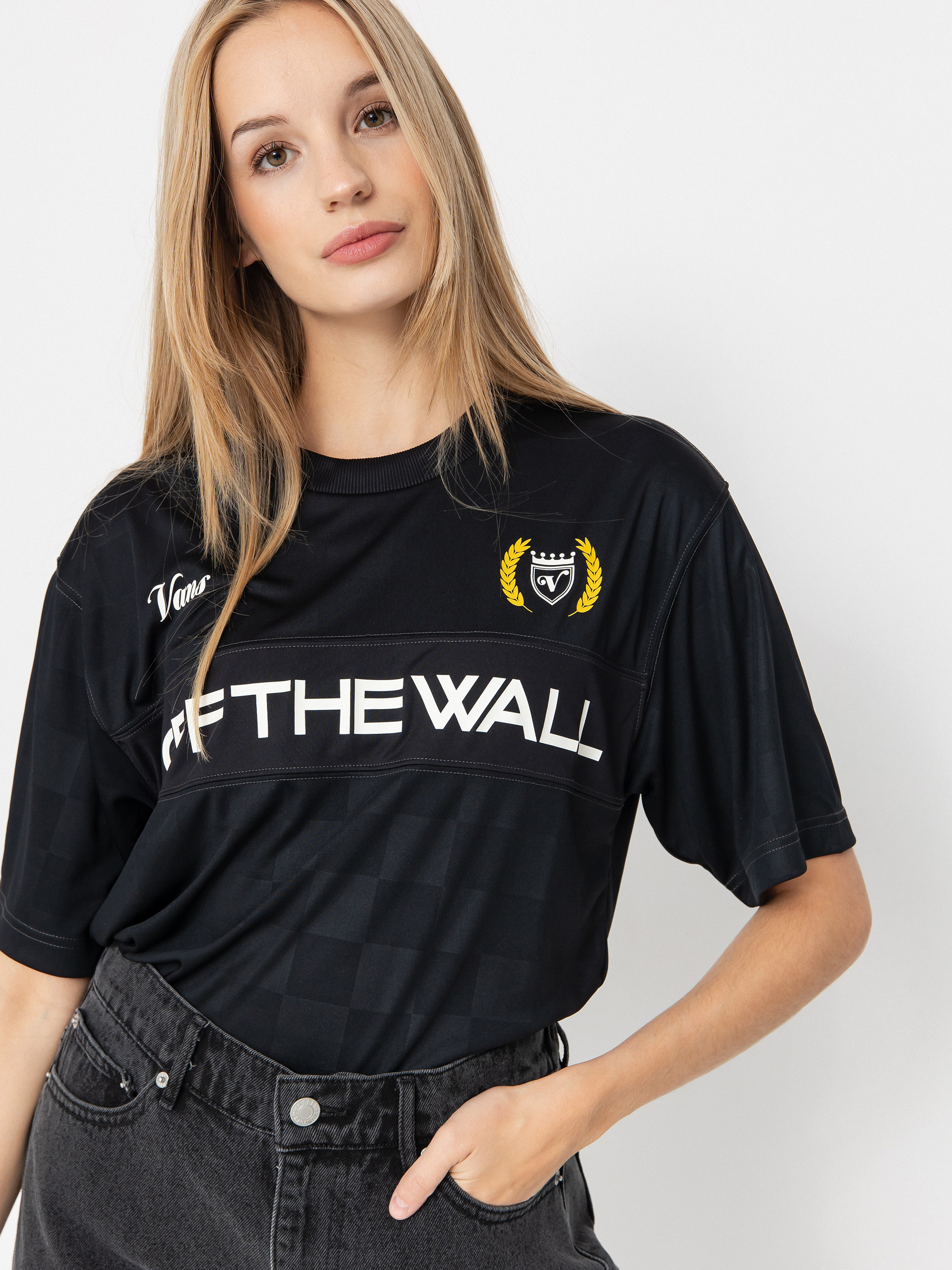 Тениска Vans Stevies Sports Jersey Wmn (black)