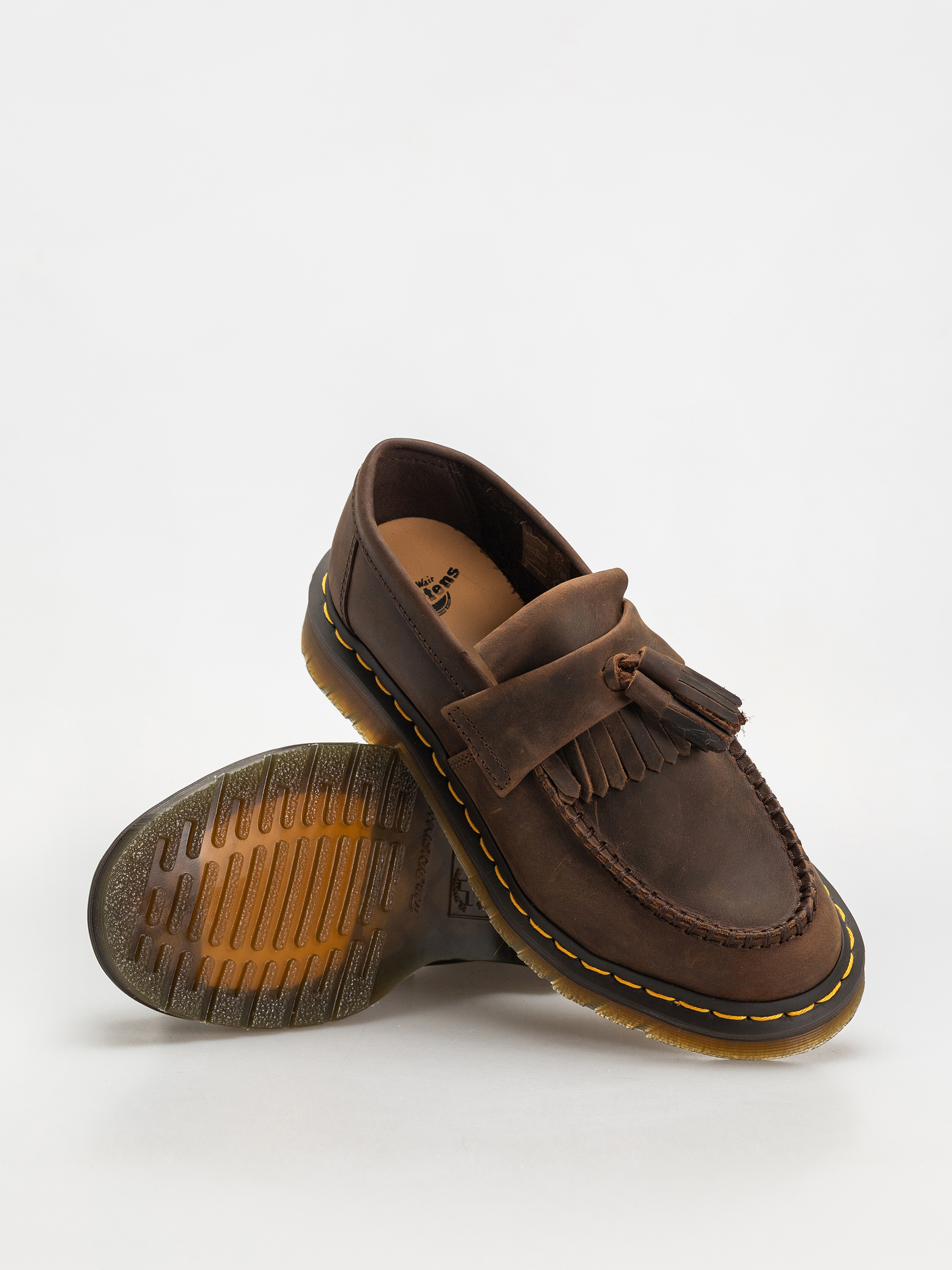 Обувки Dr. Martens Adrian Tassel Loafer (dark brown crazy horse)