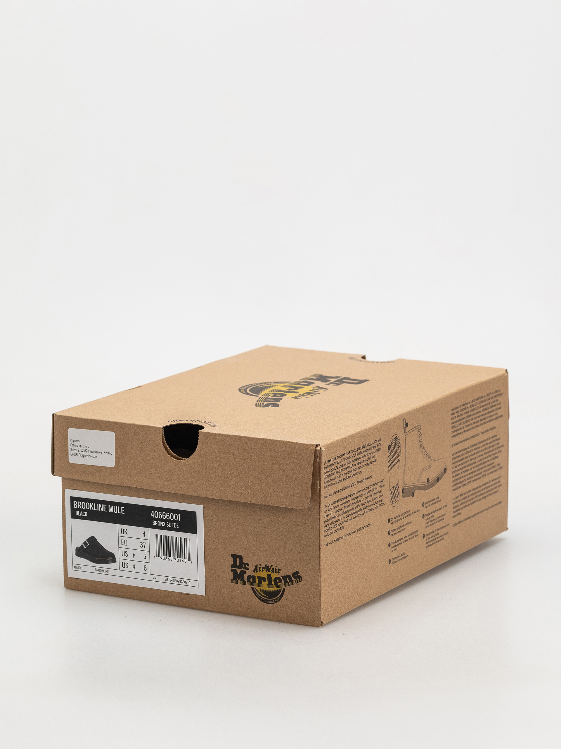 Обувки Dr. Martens Brookline Mule (black bronx suede)