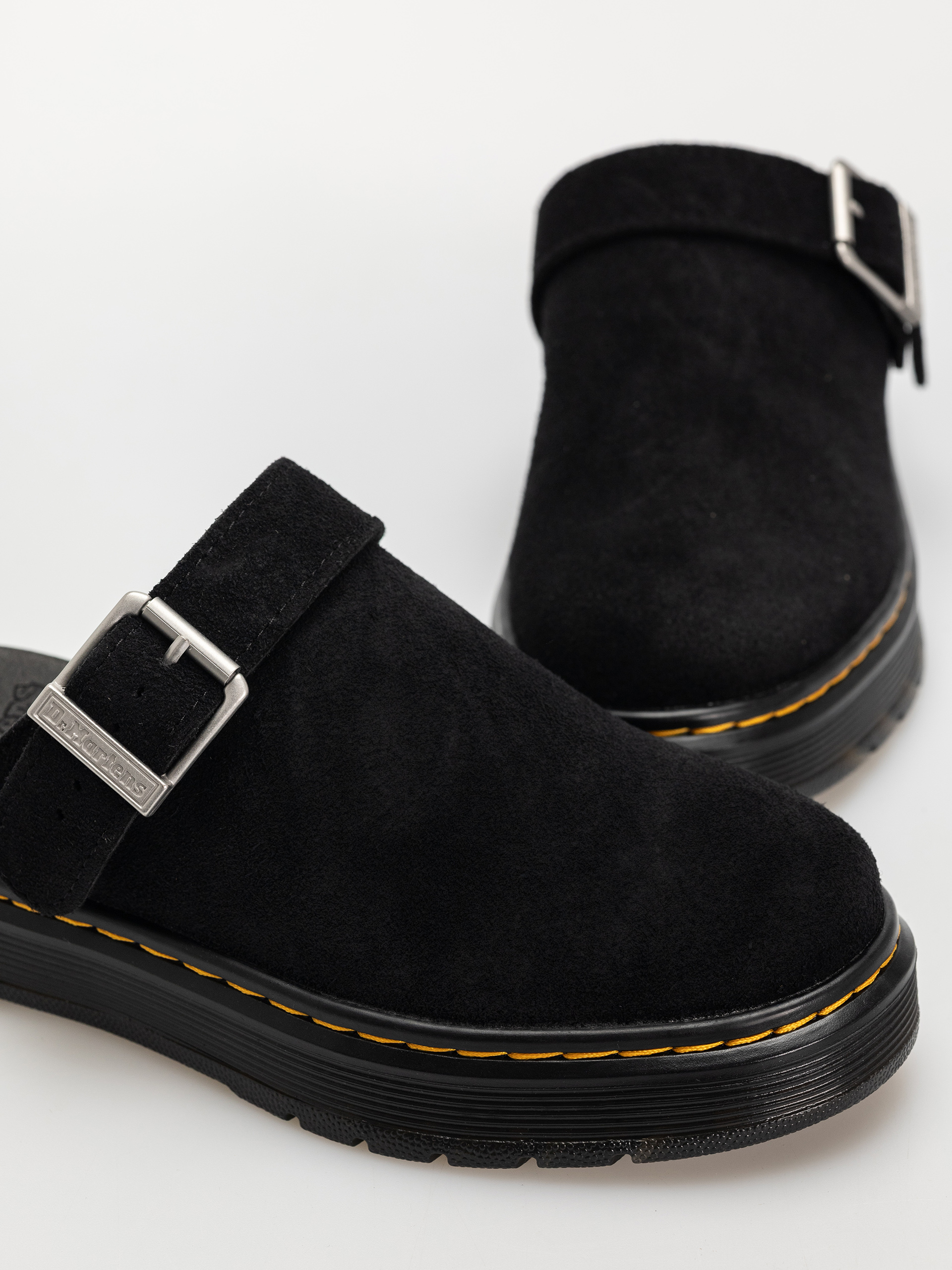 Обувки Dr. Martens Brookline Mule (black bronx suede)