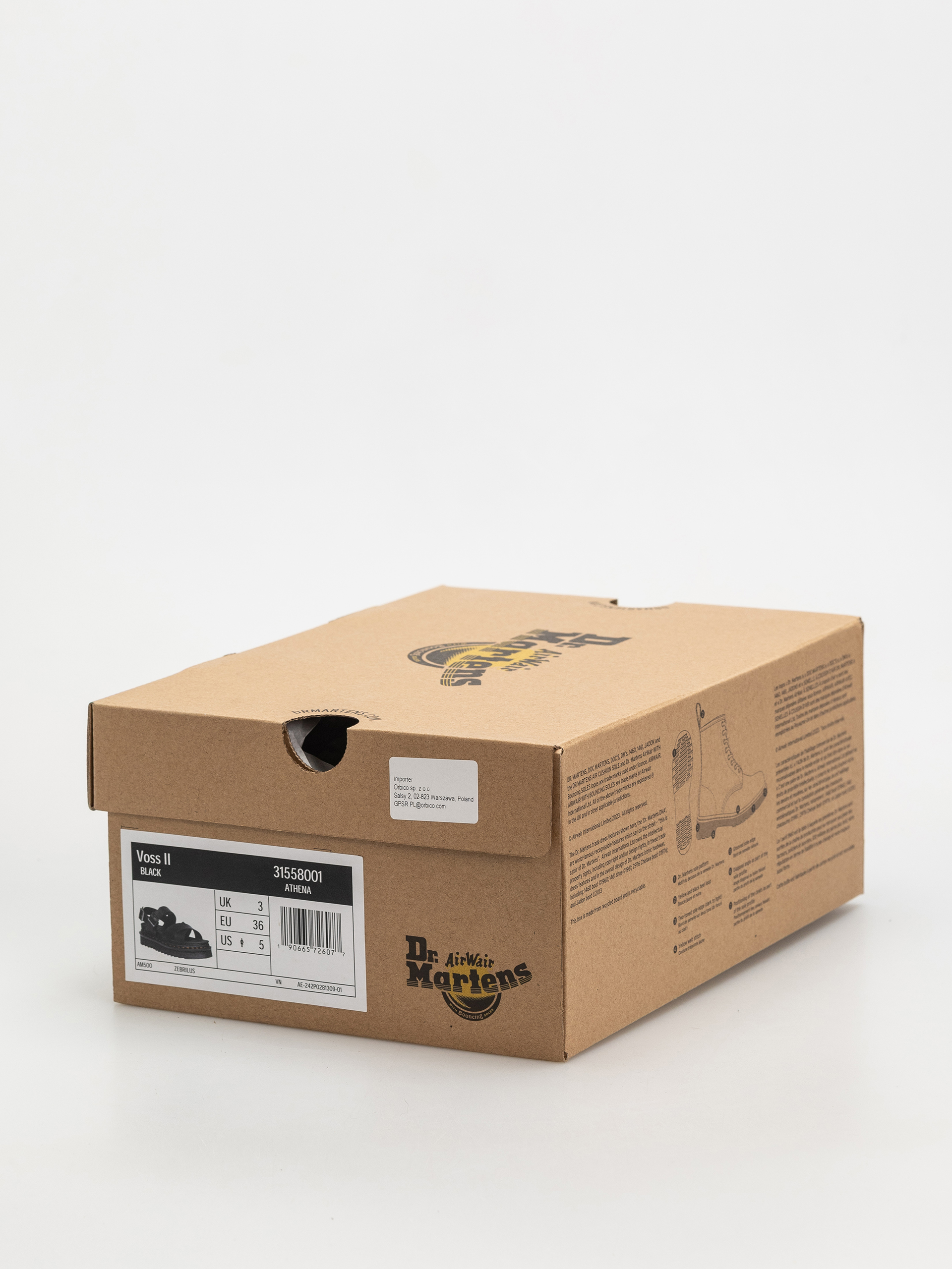 Сандали Dr. Martens Voss II Wmn (black athena)