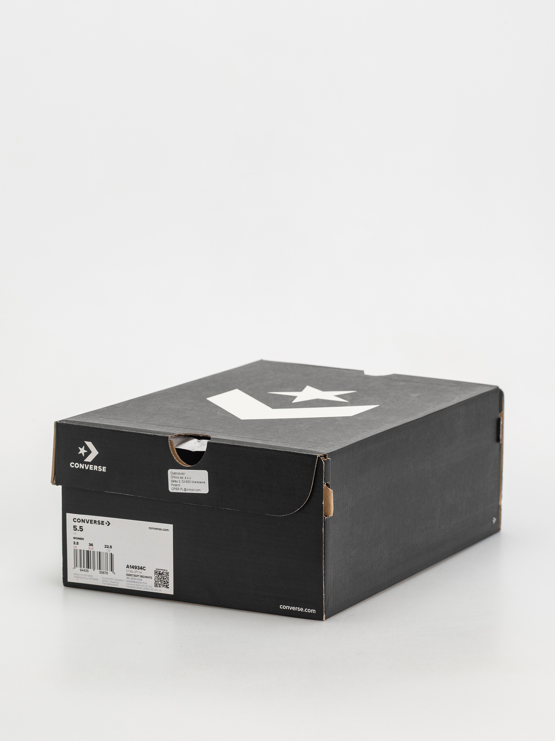 Кецове Converse Chuck Taylor All Star Lift Hi Wmn (egret/soft red/white)