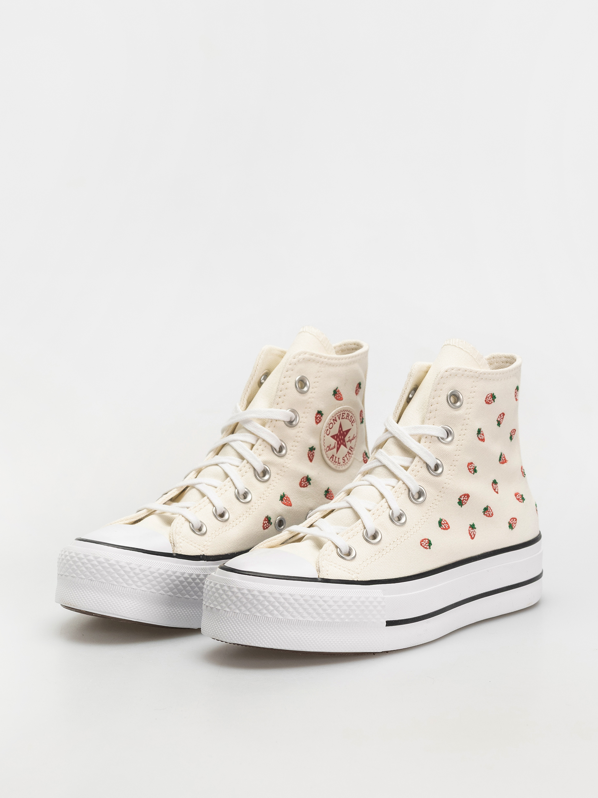 Кецове Converse Chuck Taylor All Star Lift Hi Wmn (egret/soft red/white)