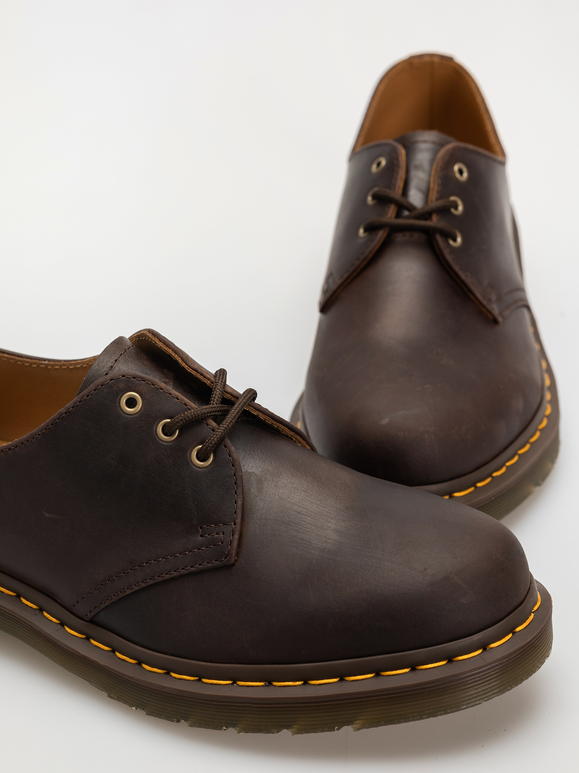 Обувки Dr. Martens 1461 (dark brown crazy horse)