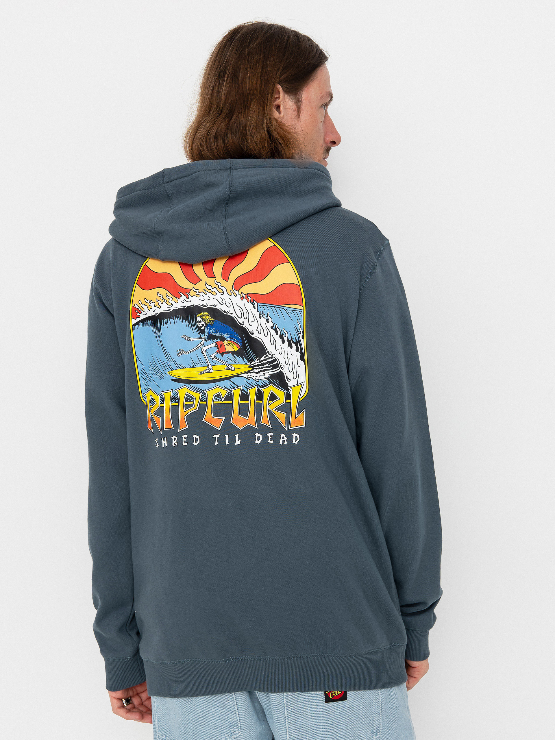 Суитшърт с качулка Rip Curl Shred ZHD (pine night)