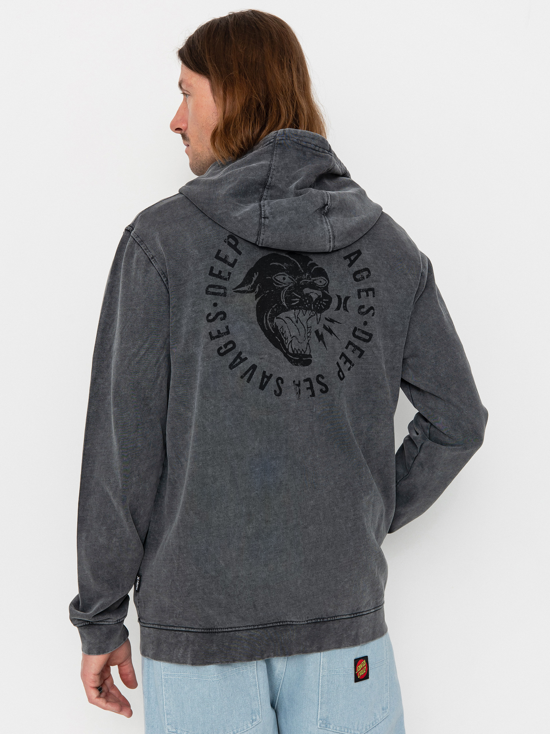 Суитшърт с качулка Hurley Sider ZHD (dark stone grey)