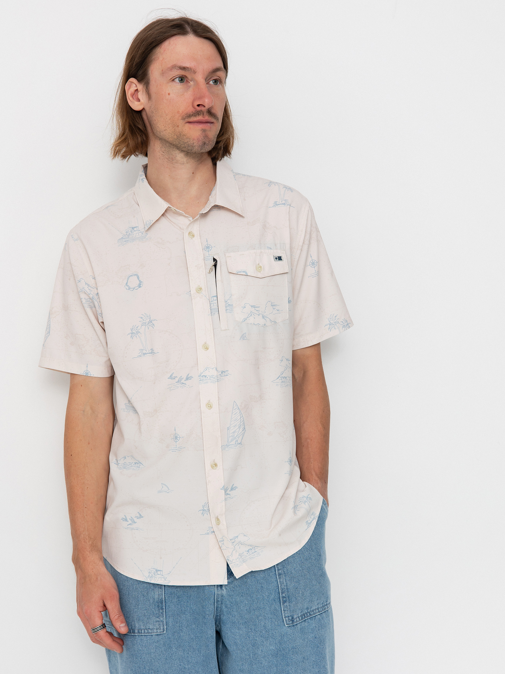 Риза Salty Crew Helmsman Uv Button Up