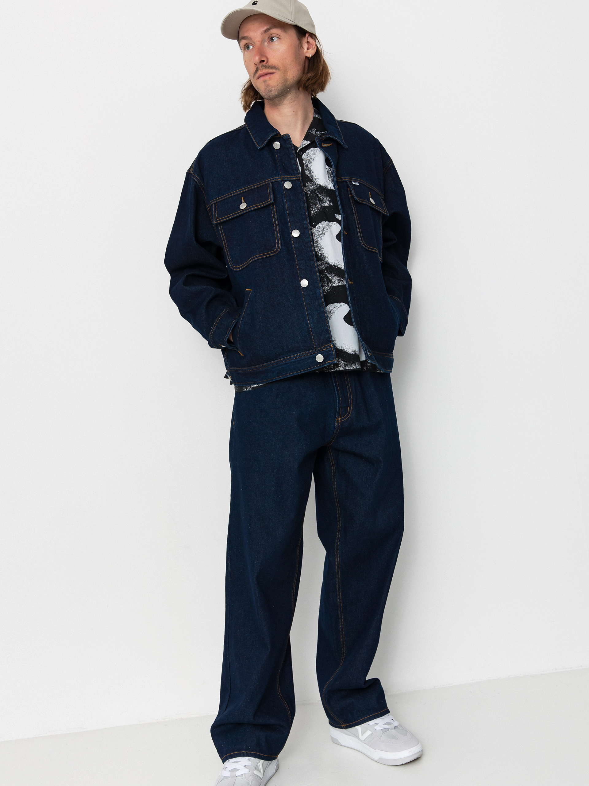 Яке OBEY Opena Jacket (rinse indigo)