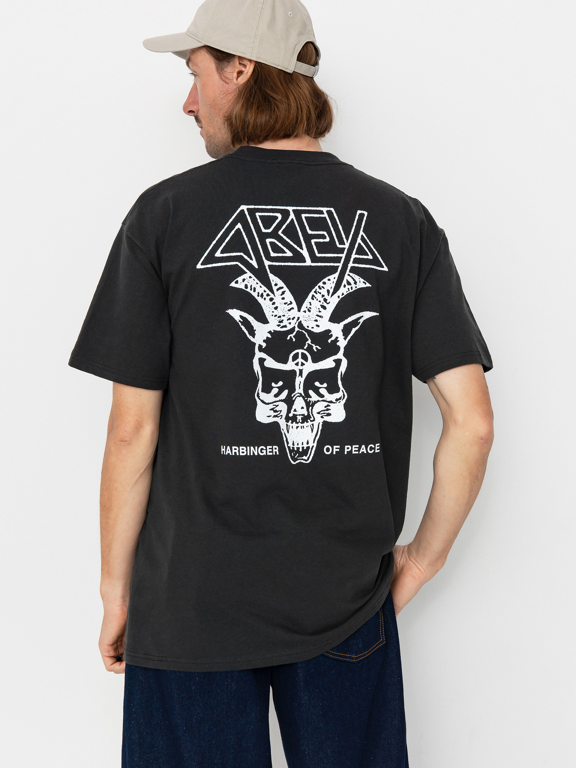 Тениска OBEY Harbinger Of Peace (vintage black)