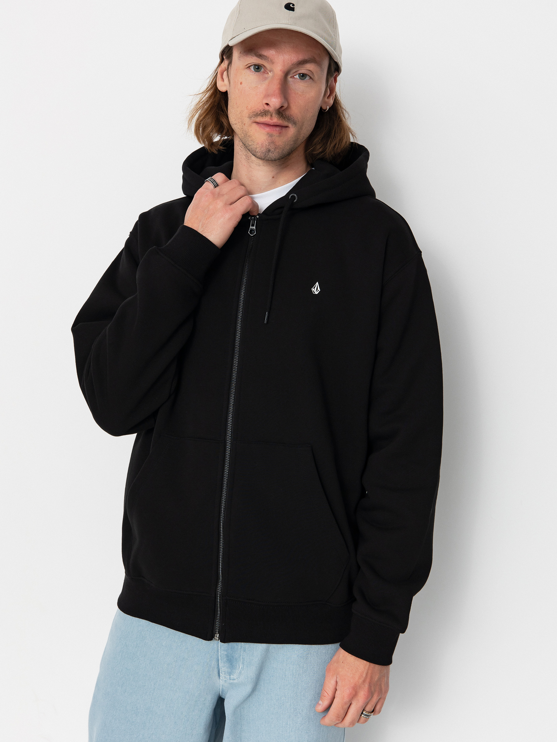 Суитшърт Volcom Single Stone Zip (black)