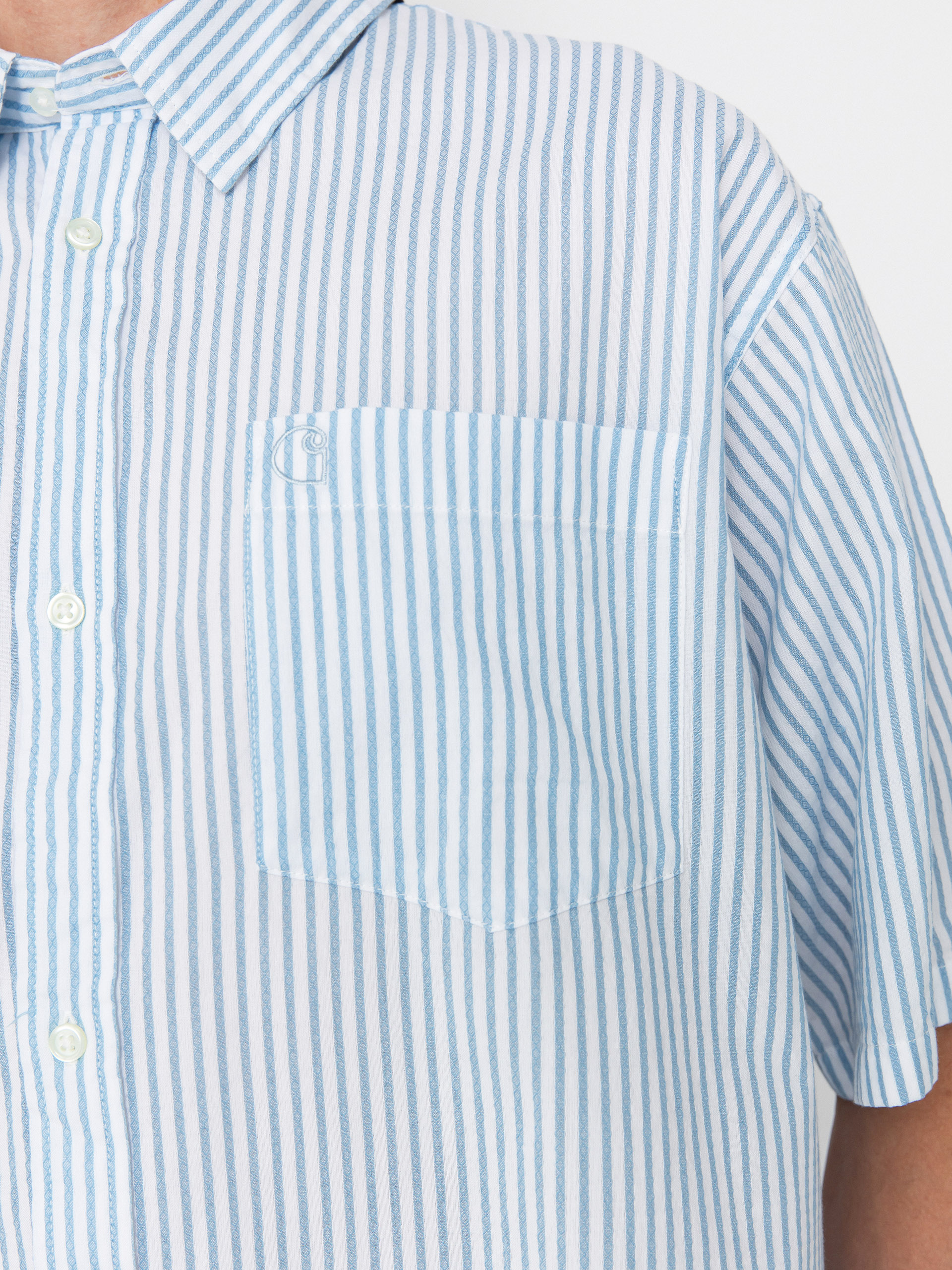 Риза Carhartt WIP Phelps (phelps stripe/bluebird)